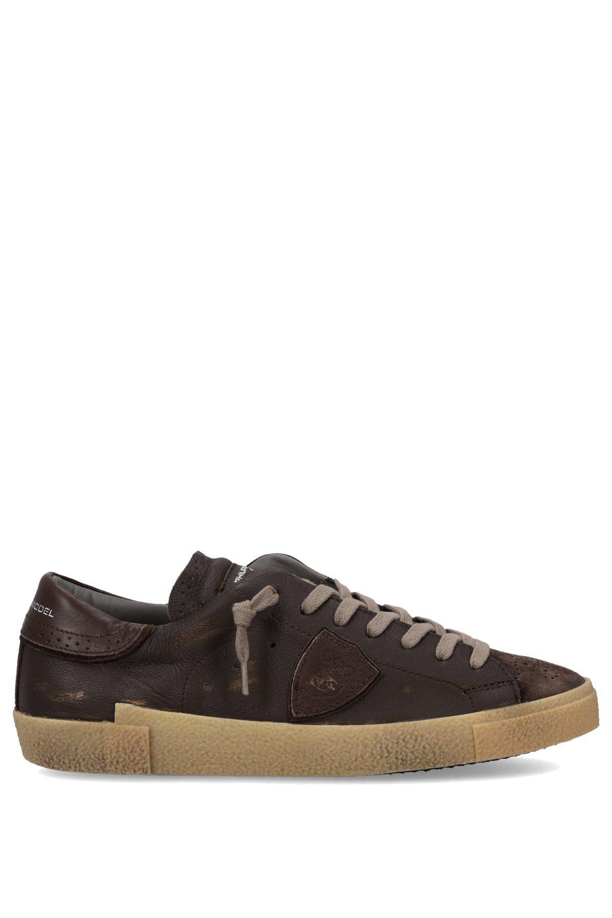 Philippe Model Sneaker Paris in pelle con lavorazione brogue PRLU PRSX/20 WRG1