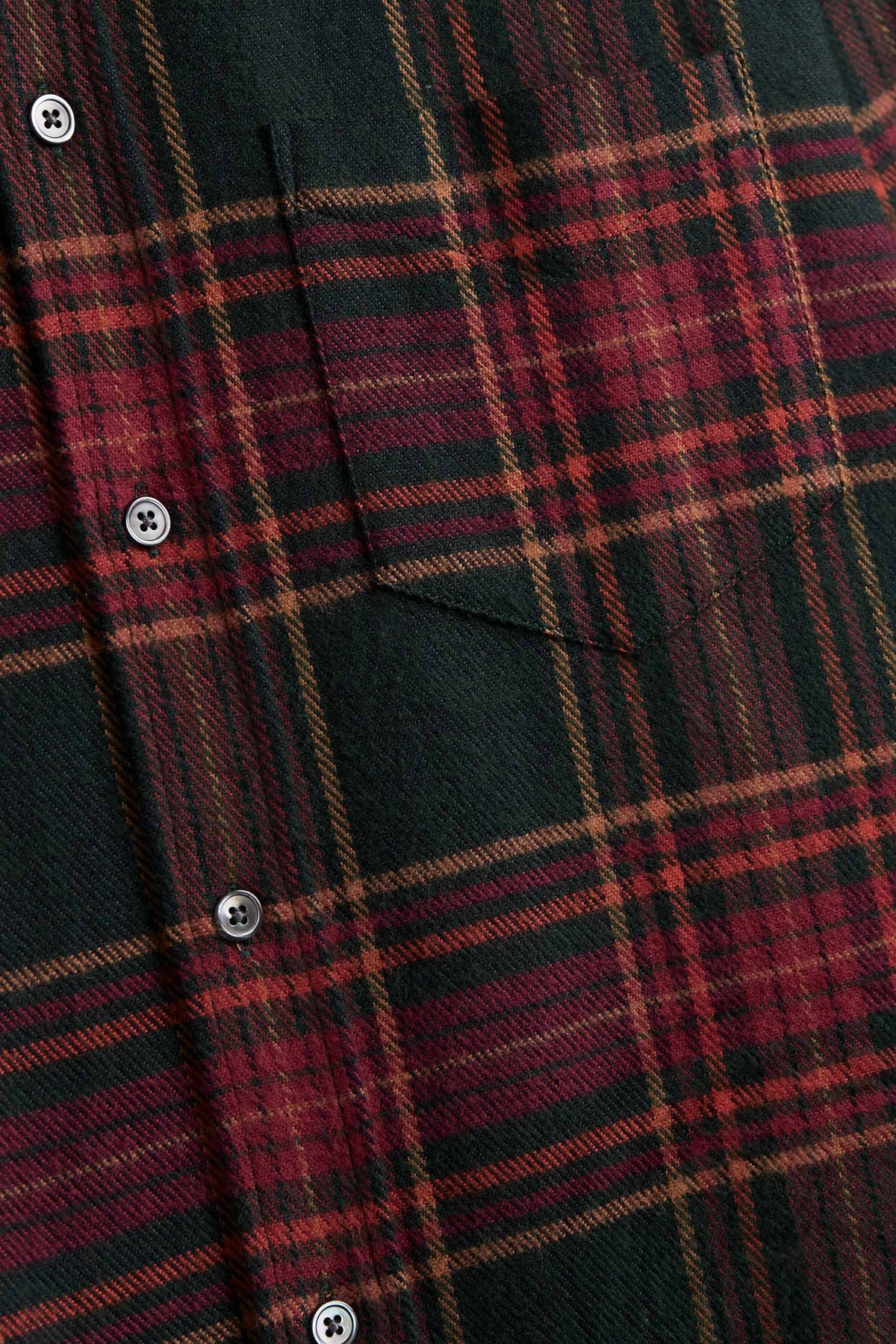 Portuguese Flannel Camicia in flanella di cotone check BRAVIO MLTCR