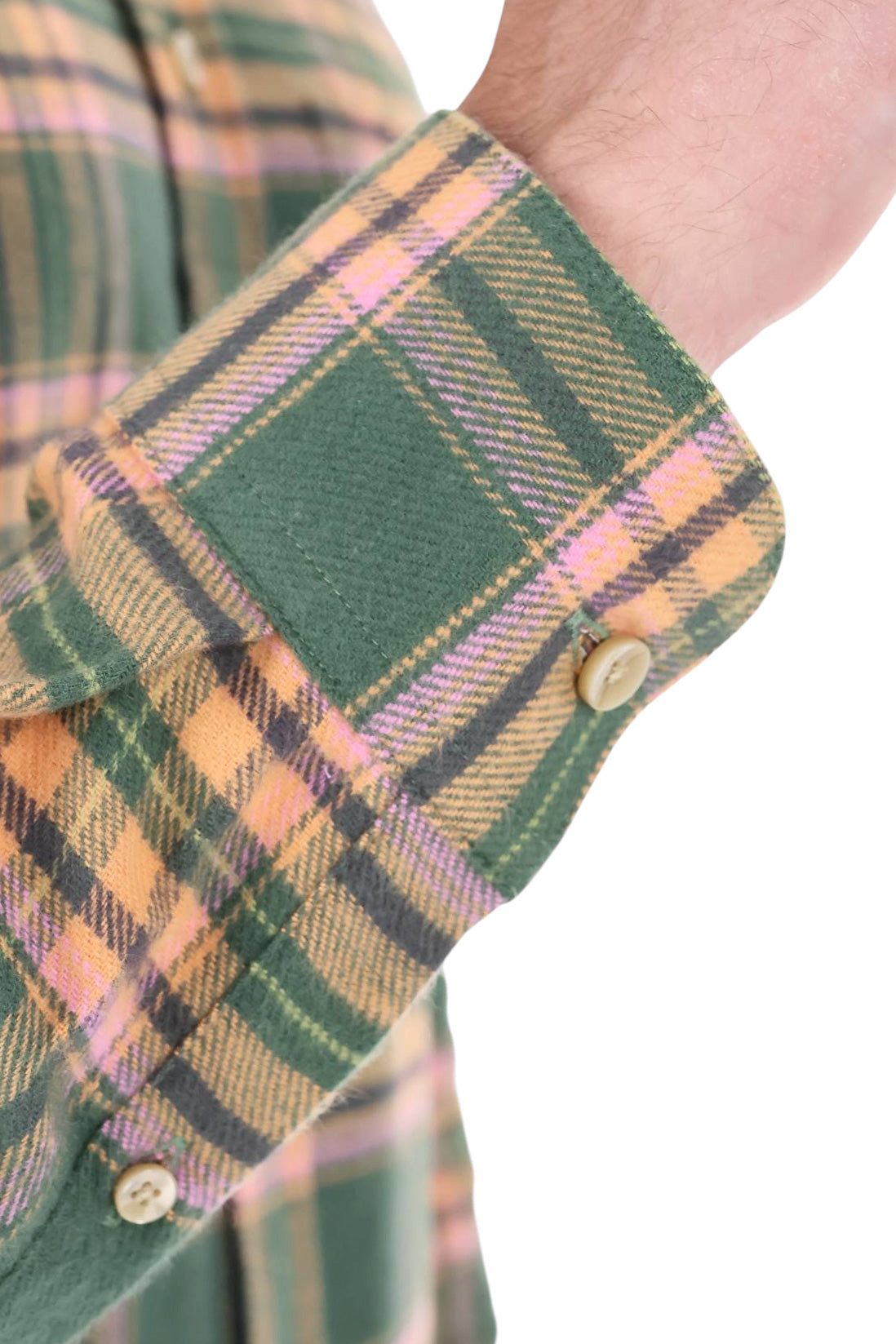 Portuguese Flannel Camicia in flanella di cotone check OLIVARA MLTCR