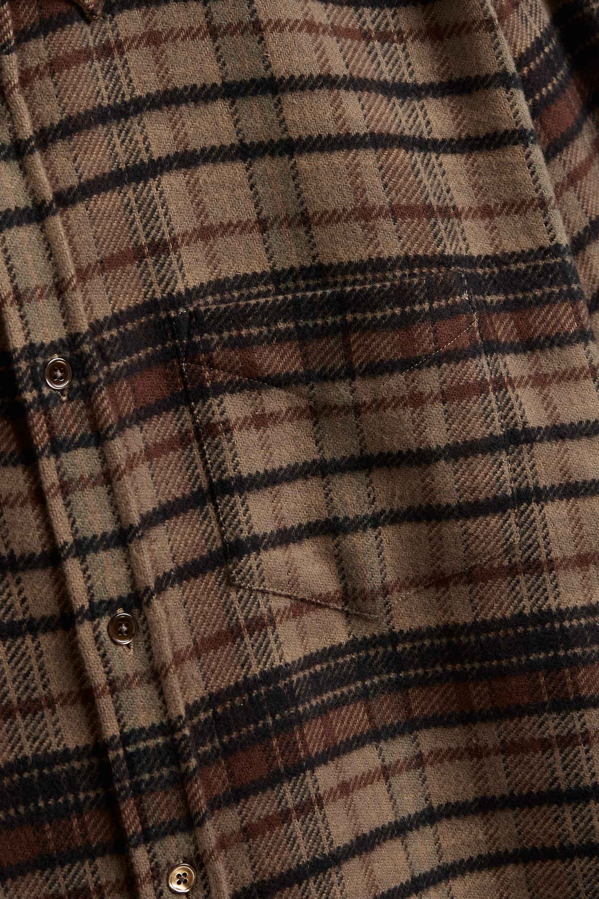 Portuguese Flannel Camicia in flanella di cotone check STALIA MLTCLR