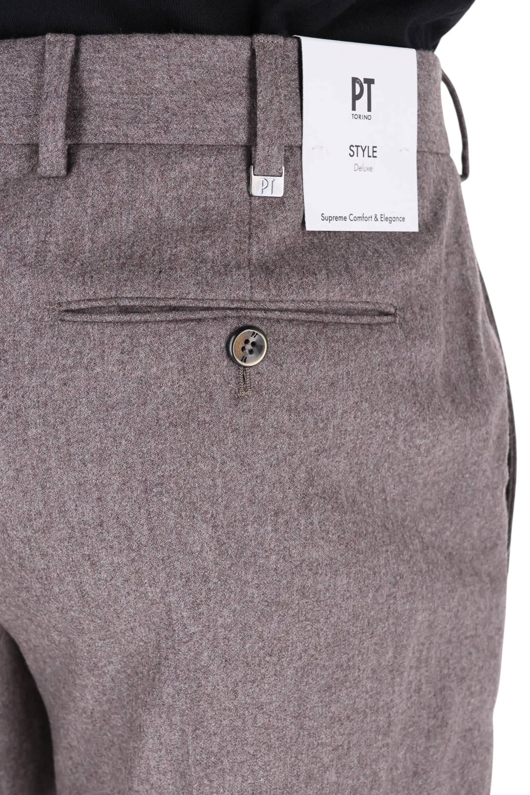 PT Torino Pantalone in flanella di lana vergine Liam fit CO-AFLMZ00CL1 TO03/2 0120