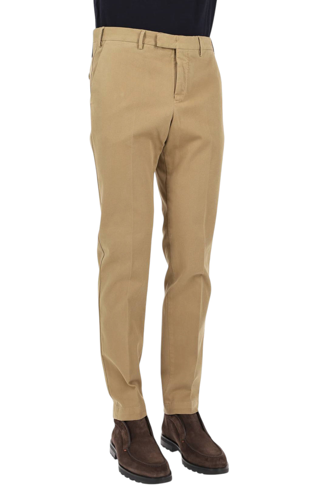 PT Torino Pantalone microstrutturato in cotone stretch Master fit CO-ATMAZ00CL1 NU73/2 Y140
