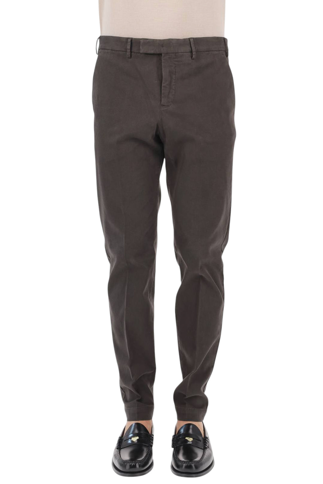 PT Torino Pantalone microstrutturato in cotone stretch Master fit CO-ATMAZ00CL1 NU73/3 Y191