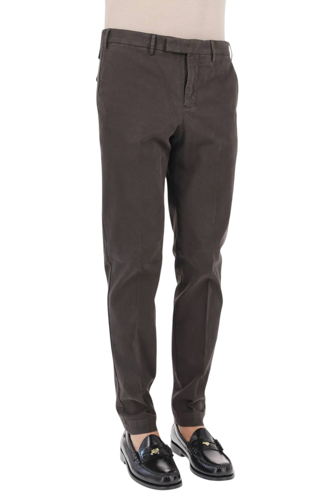 PT Torino Pantalone microstrutturato in cotone stretch Master fit CO-ATMAZ00CL1 NU73/3 Y191