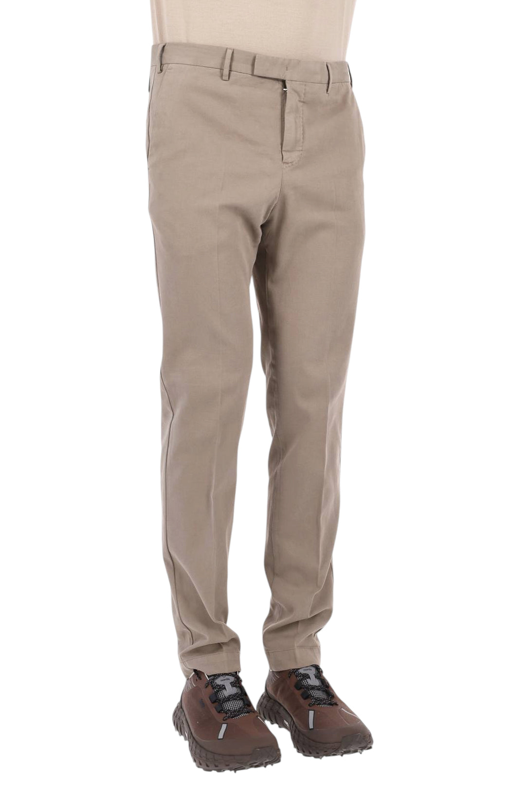 PT Torino Pantalone in tricotina di cotone-cashmere Master fit CO-ATMAZ00CL1 TU91/2 Y121
