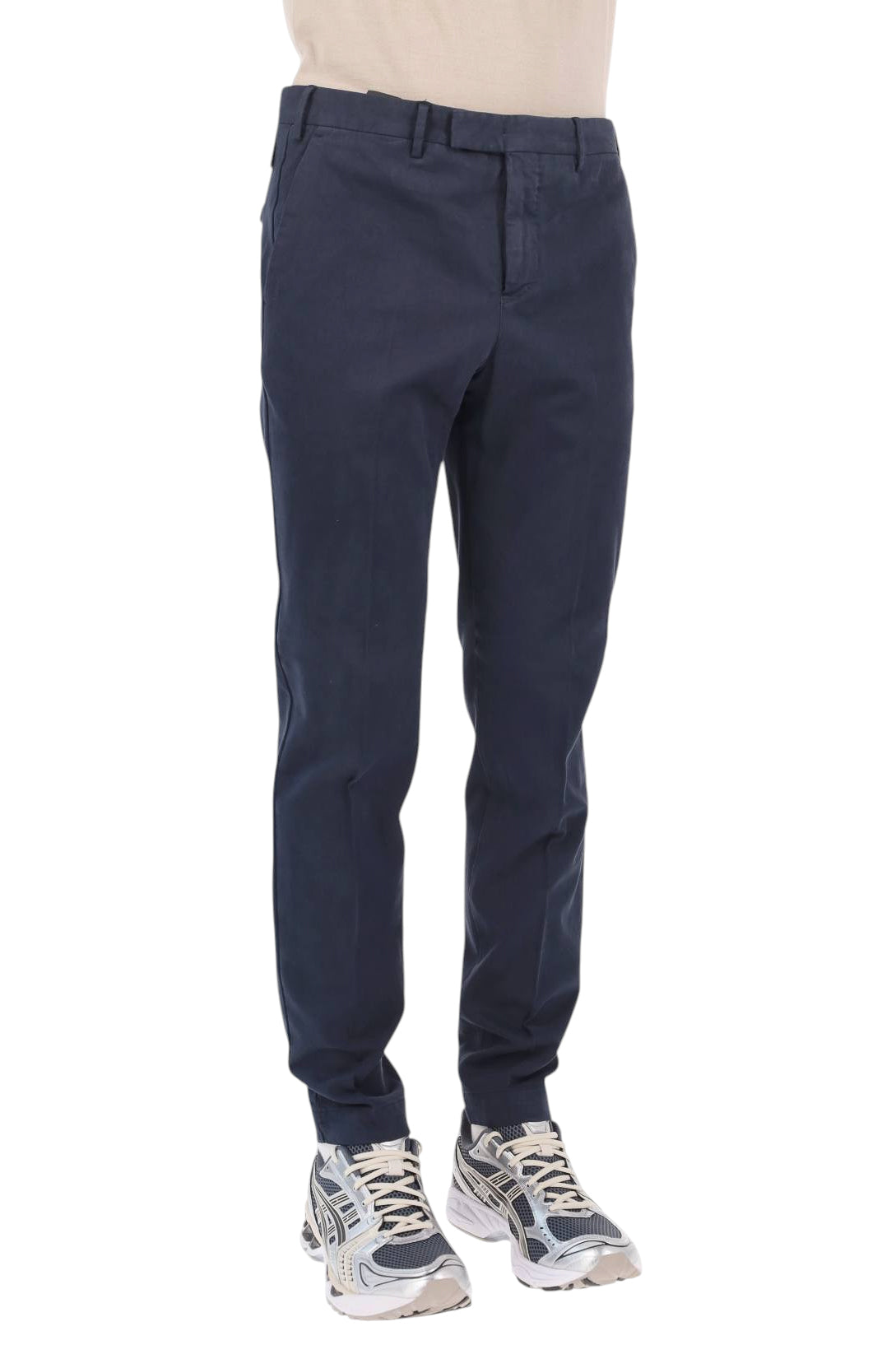 PT Torino Pantalone in tricotina di cotone-cashmere Master fit CO-ATMAZ00CL1 TU91/4 Y372