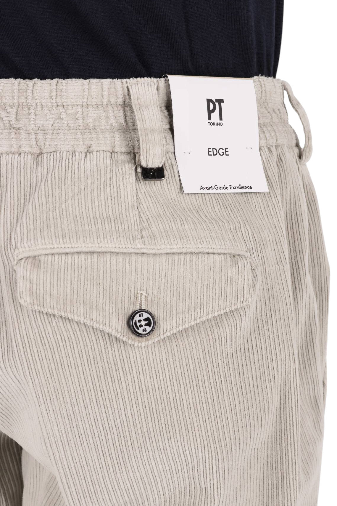 PT Torino Pantalone in velluto a costa francese cotone-lyocell The Rebel fit CO-RTRBB30FWD TU93 N022