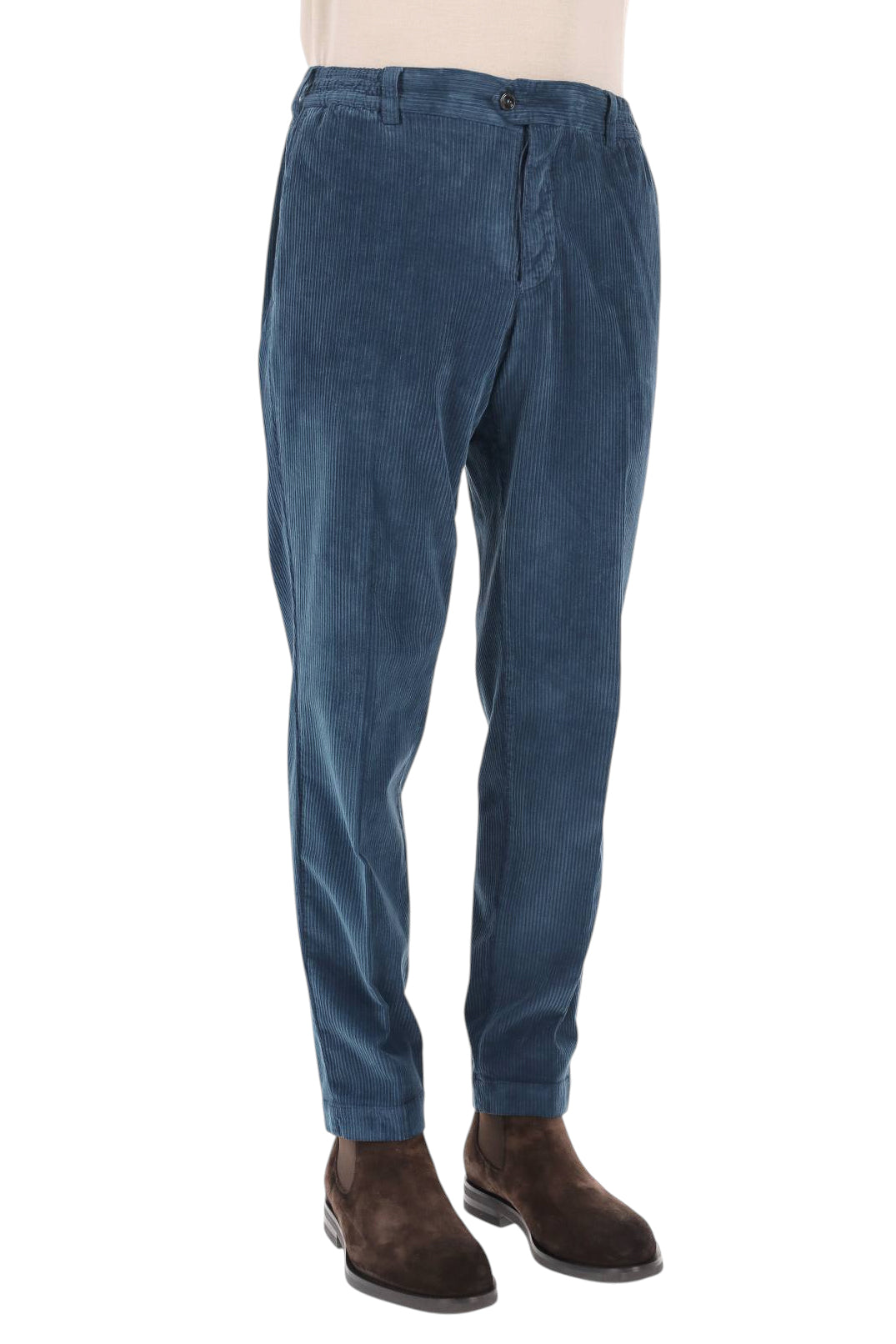 PT Torino Pantalone in velluto a costa francese cotone-lyocell The Rebel fit CO-RTRBB30FWD TU93/3 N370