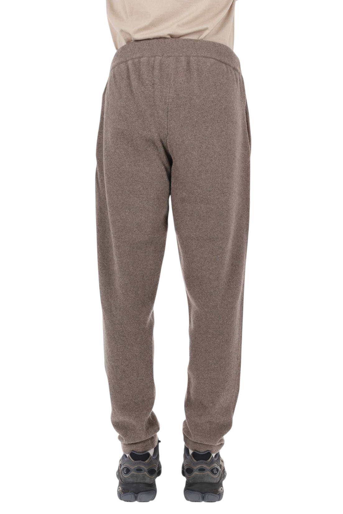 Roberto Collina Pantalone jogger bicolore in lana merino superfine MYB15063 62