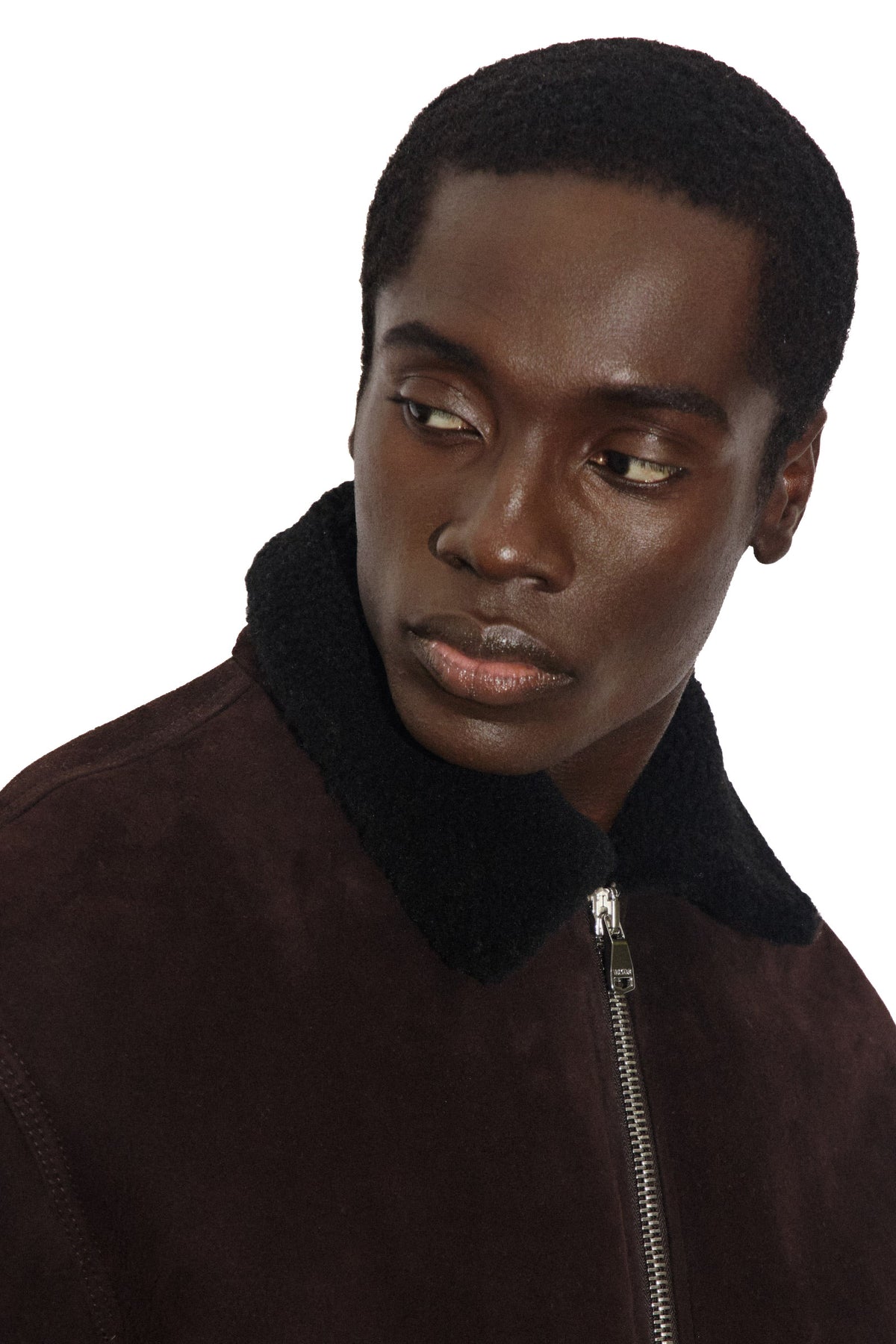 Valstar Giubbotto Henry in suede di montone con collo shearling staccabile 407A.F330. V0033