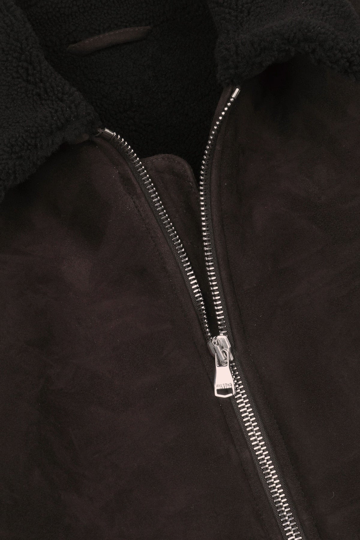 Valstar Giubbotto Henry in suede di montone con collo shearling staccabile 407A.F330. V0033