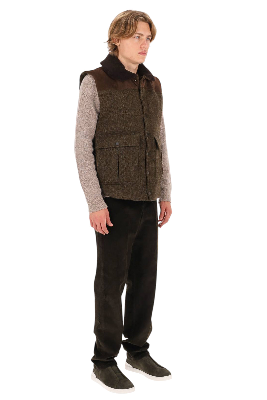 Valstar Gilet in lana con collo in montone 407N.D006 V0035