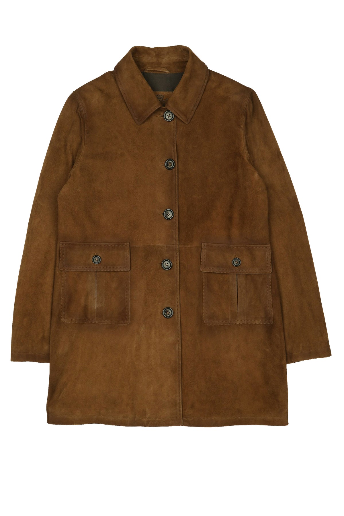 Valstar Cappotto lungo donna in camoscio 417K.F005. TABACCO