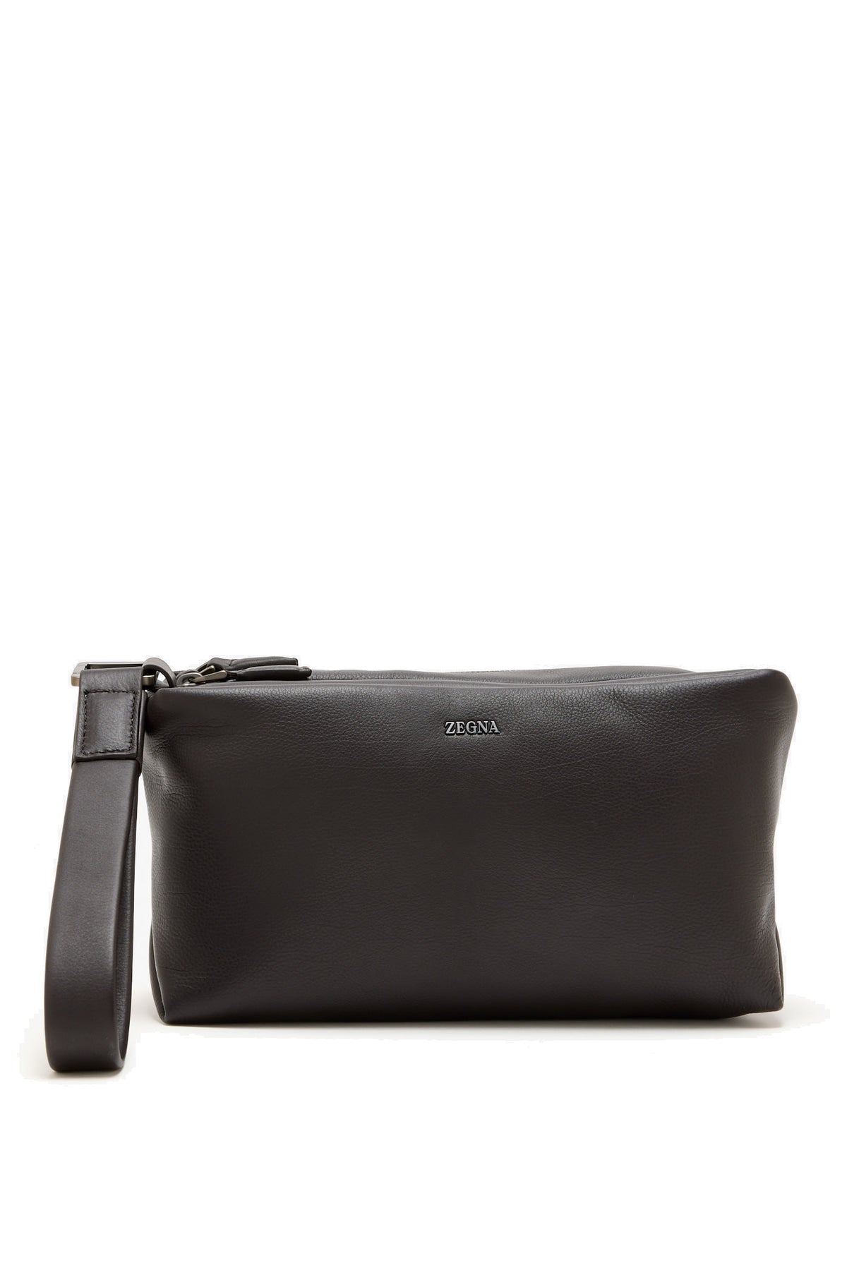 Zegna Soft pouch in pelle second skin LHOTO-E2132Z AMO