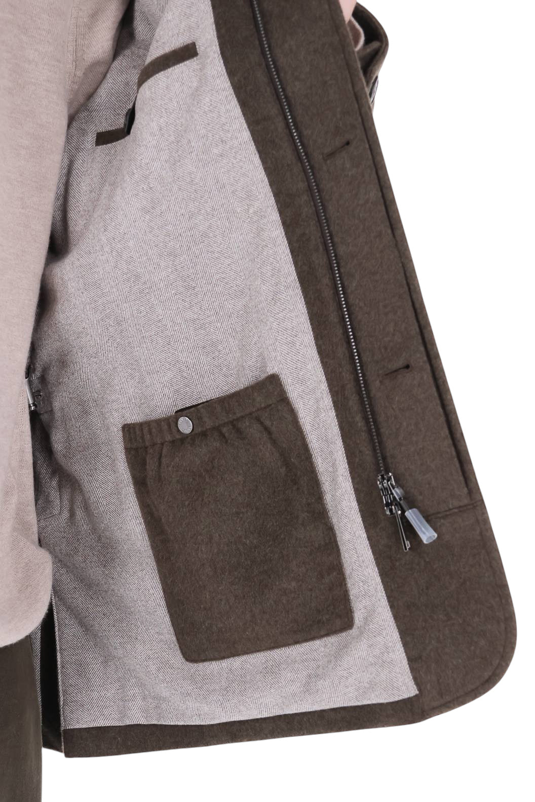 Zegna Giubbotto Falcon in Oasi Cashmere Elements UIT63A4-I248 V99R