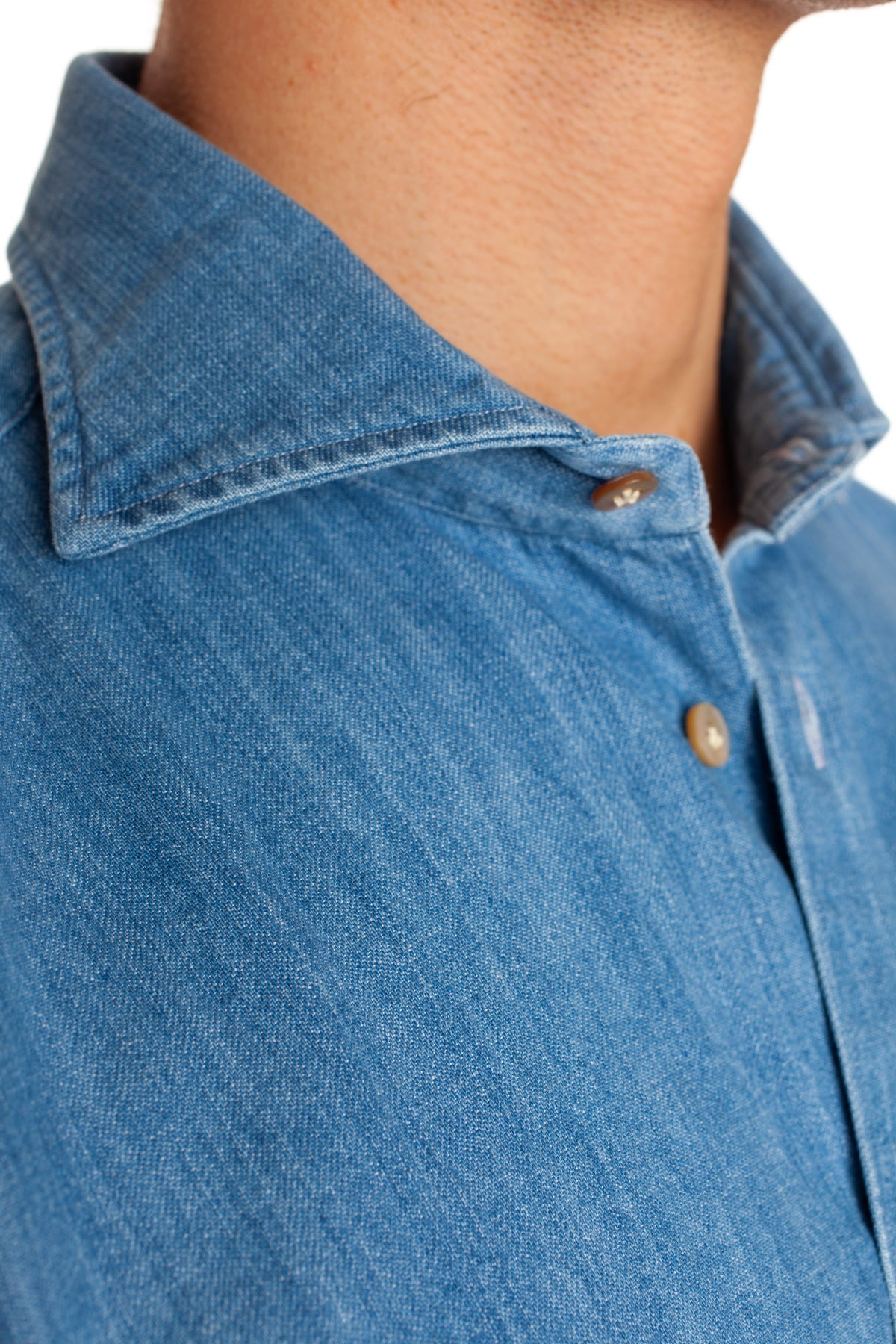 Borriello Camicia sartoriale in denim 13053/3 3