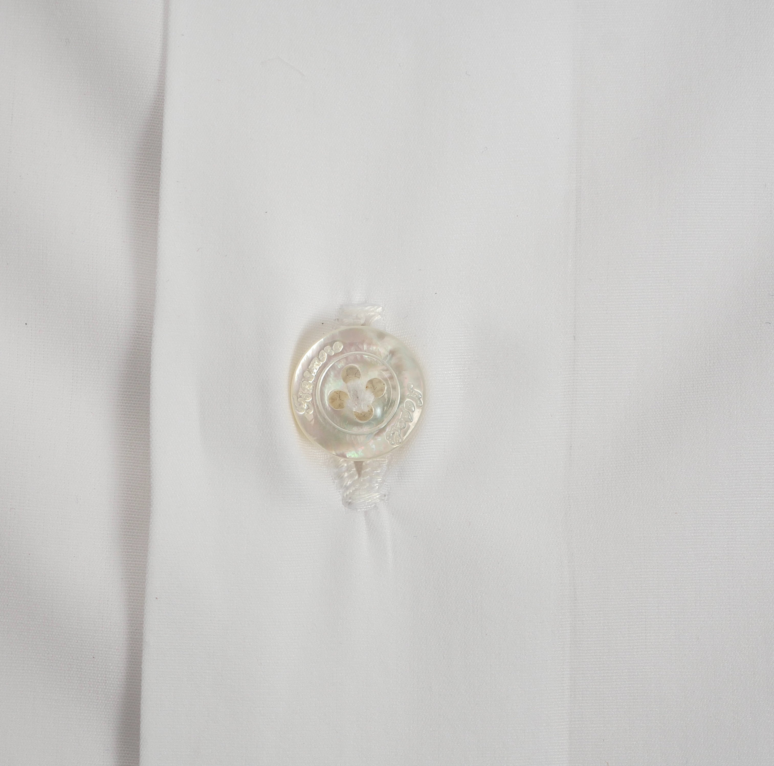 Finamore Camicia sartoriale in cotone giza 45 titolo 170 a 2 linea Milano 840610-C0239-EDUARDO 12