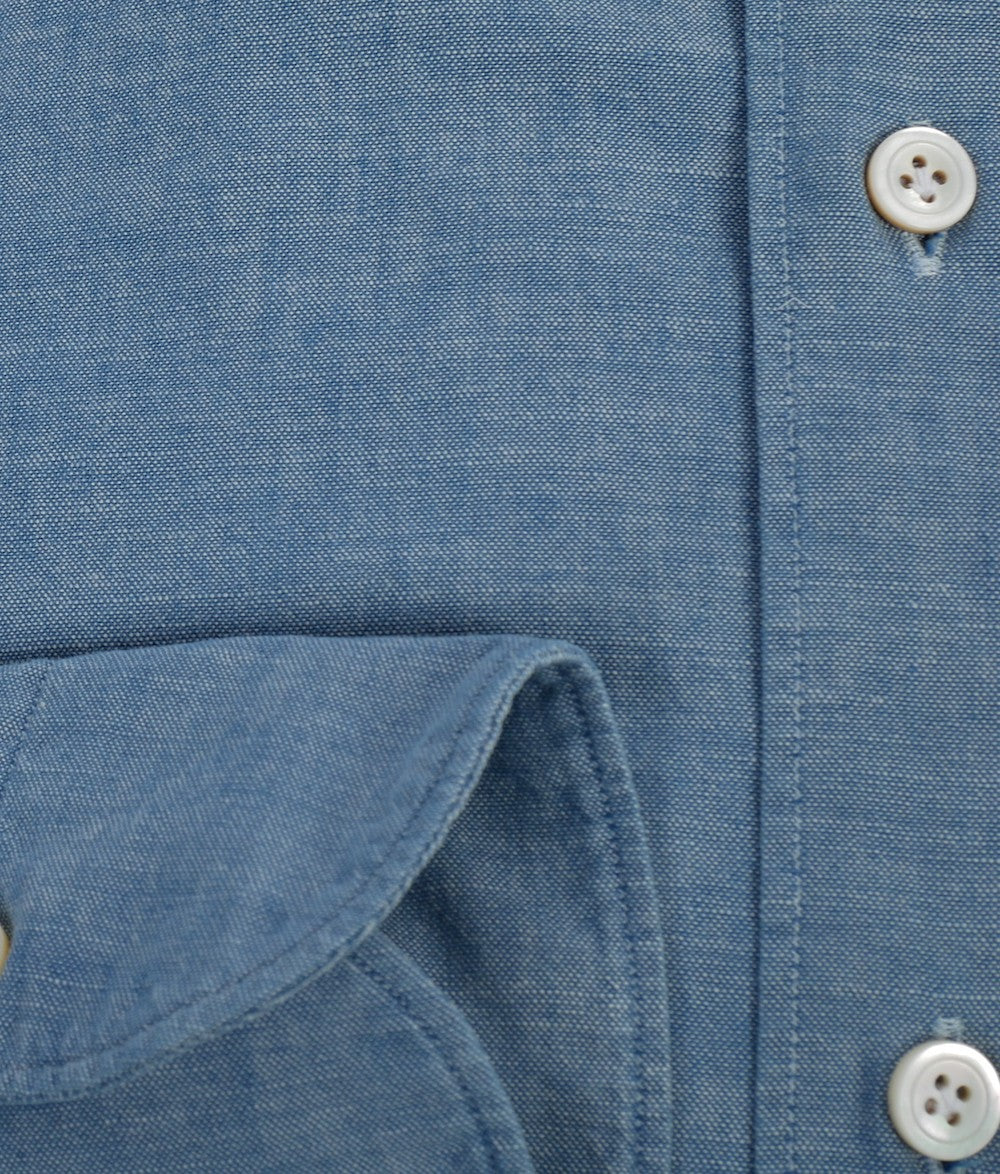 Finamore Camicia sartoriale chambray linea gaeta G-40975-C0158-LUIGI 1
