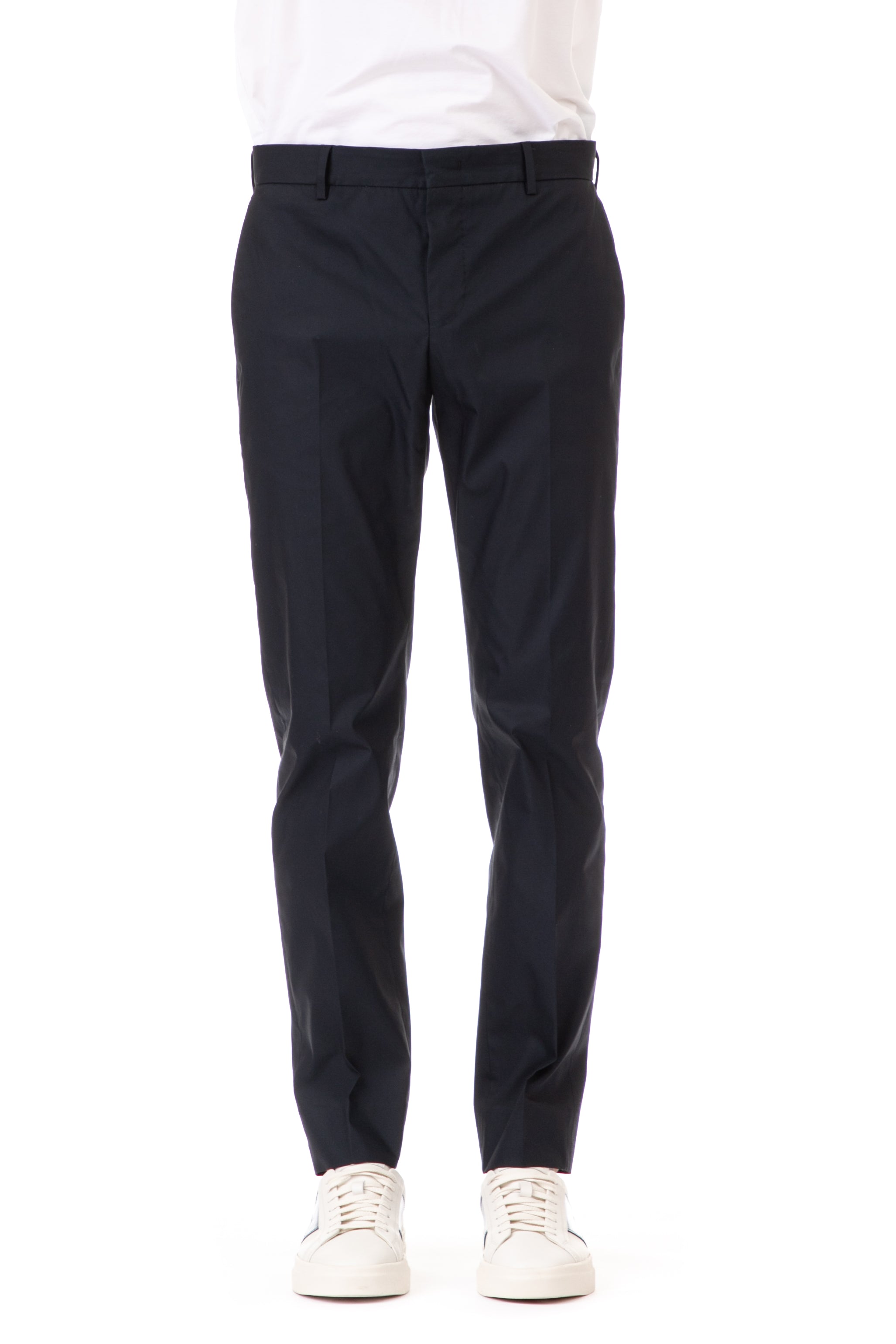 Pantalone in gabardina di cotone tecnico modello epsilon reflect<BR/>