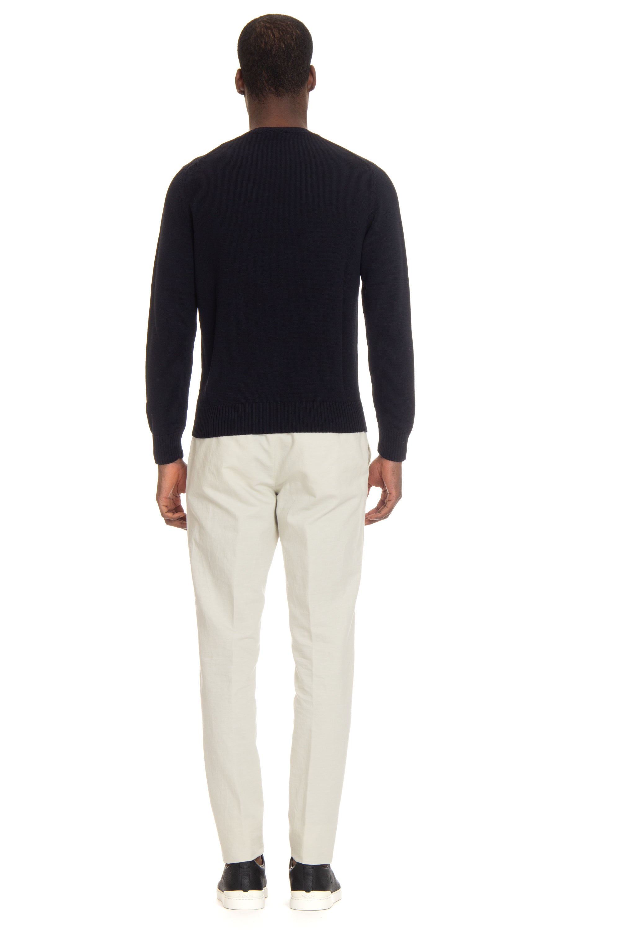 Drumohr Maglia girocollo in cotone finezza 5 D8Z103/3 795