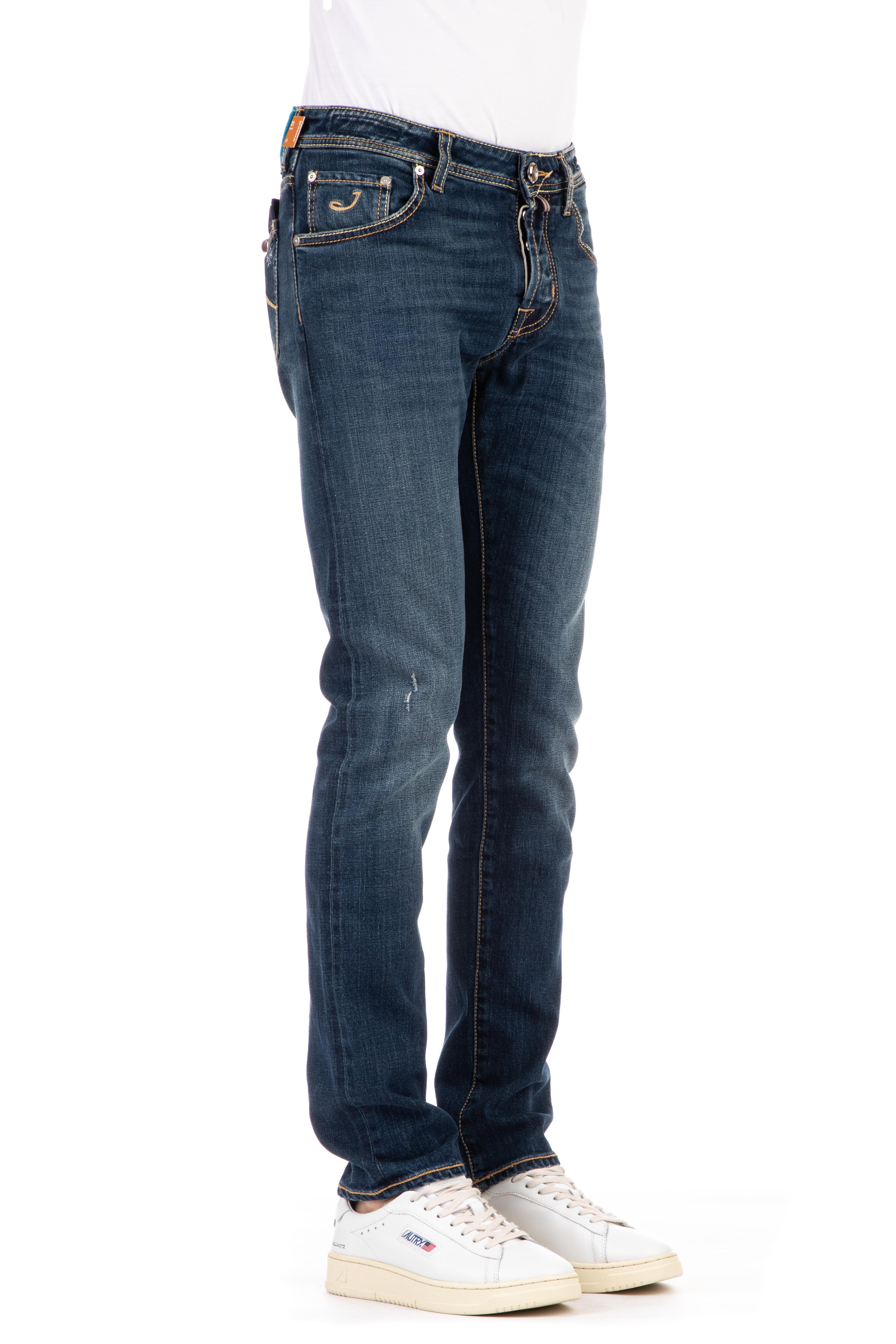 Jeans limited edition etichetta azzurranick fit