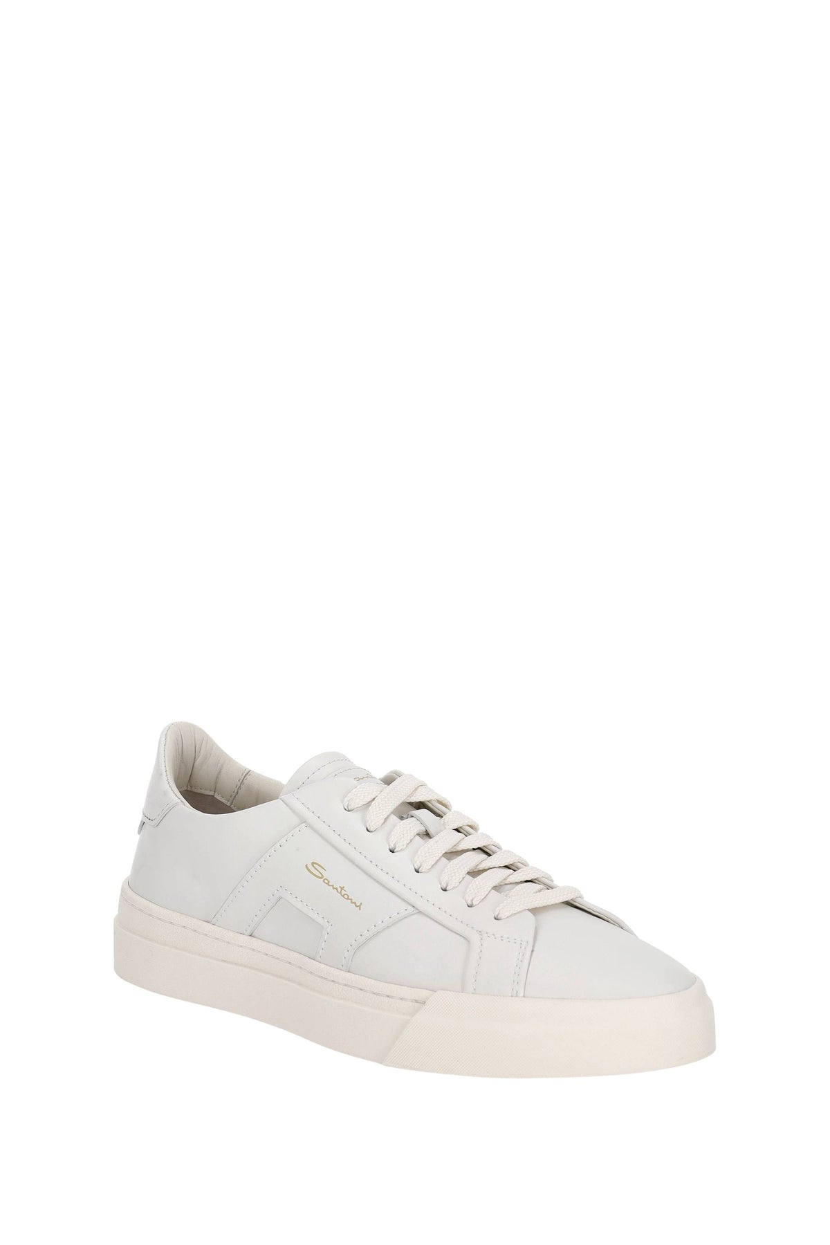 Santoni Sneaker in pelle Double Buckle MBGT21779PNNGXWH I20