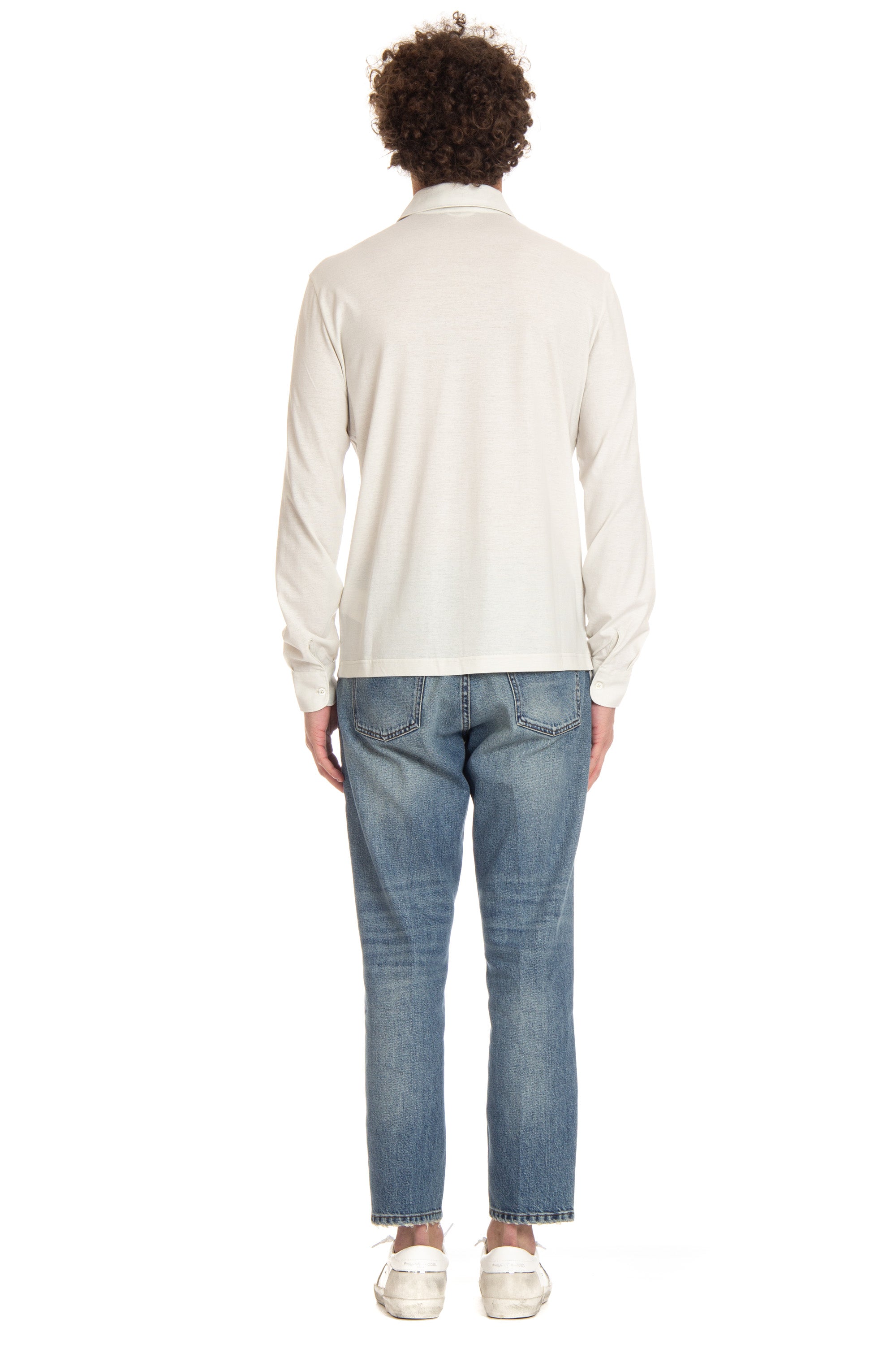Herno Camicia-polo in crepe di cotone JPL00116U 1315