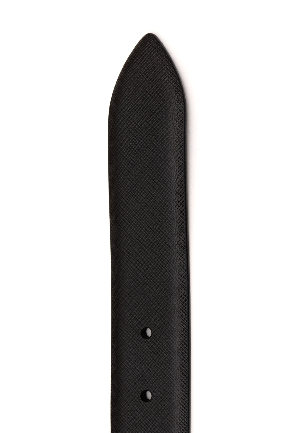 Orciani Cintura in pelle classica saffiano U08118 NERO