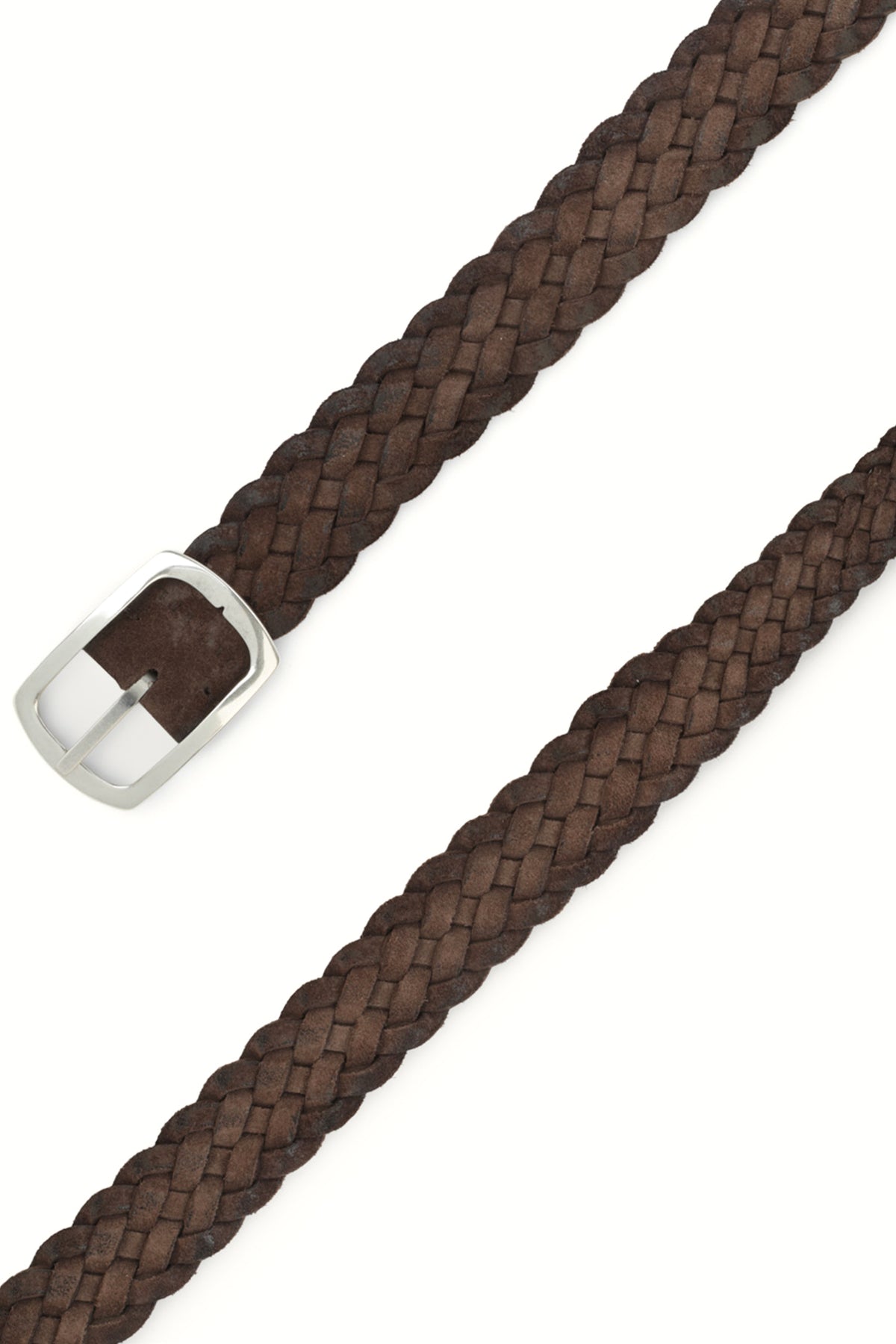 Orciani Cintura reversibile in camoscio intrecciato U08169 T.MORO