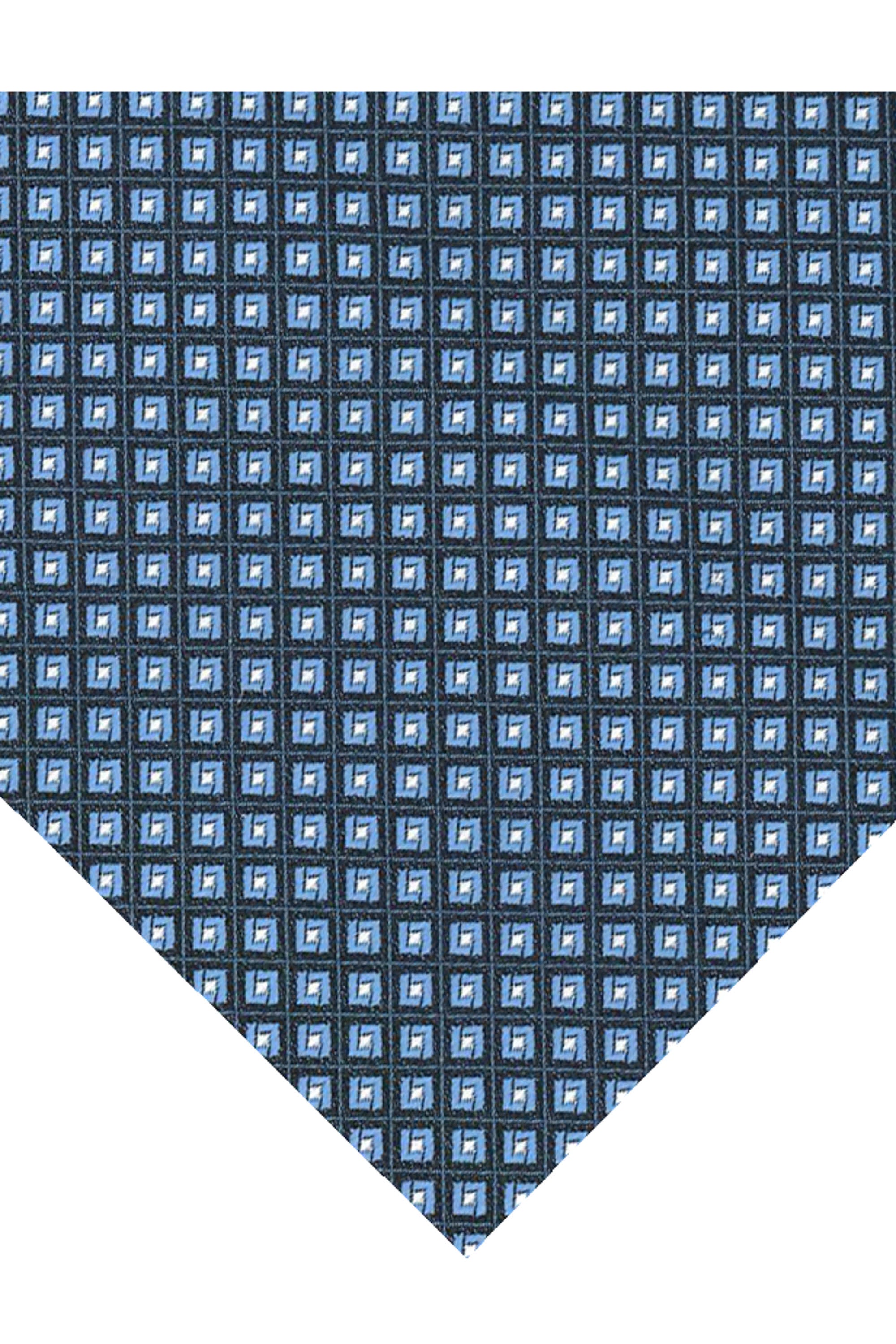 Cravatta micro quadretto in pura seta