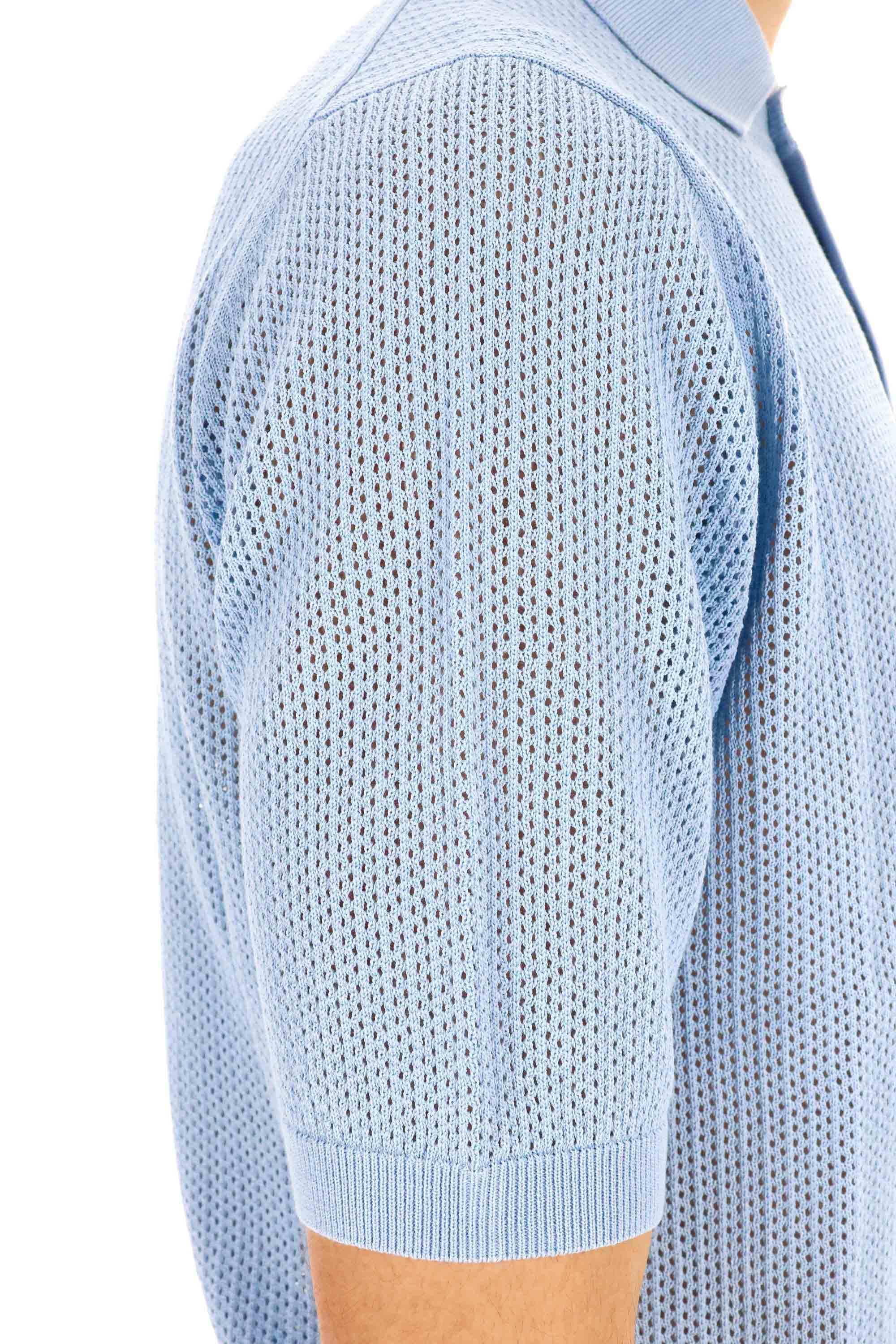 Ballantyne Polo in cotone traforato B2W176 12C91-2 13091