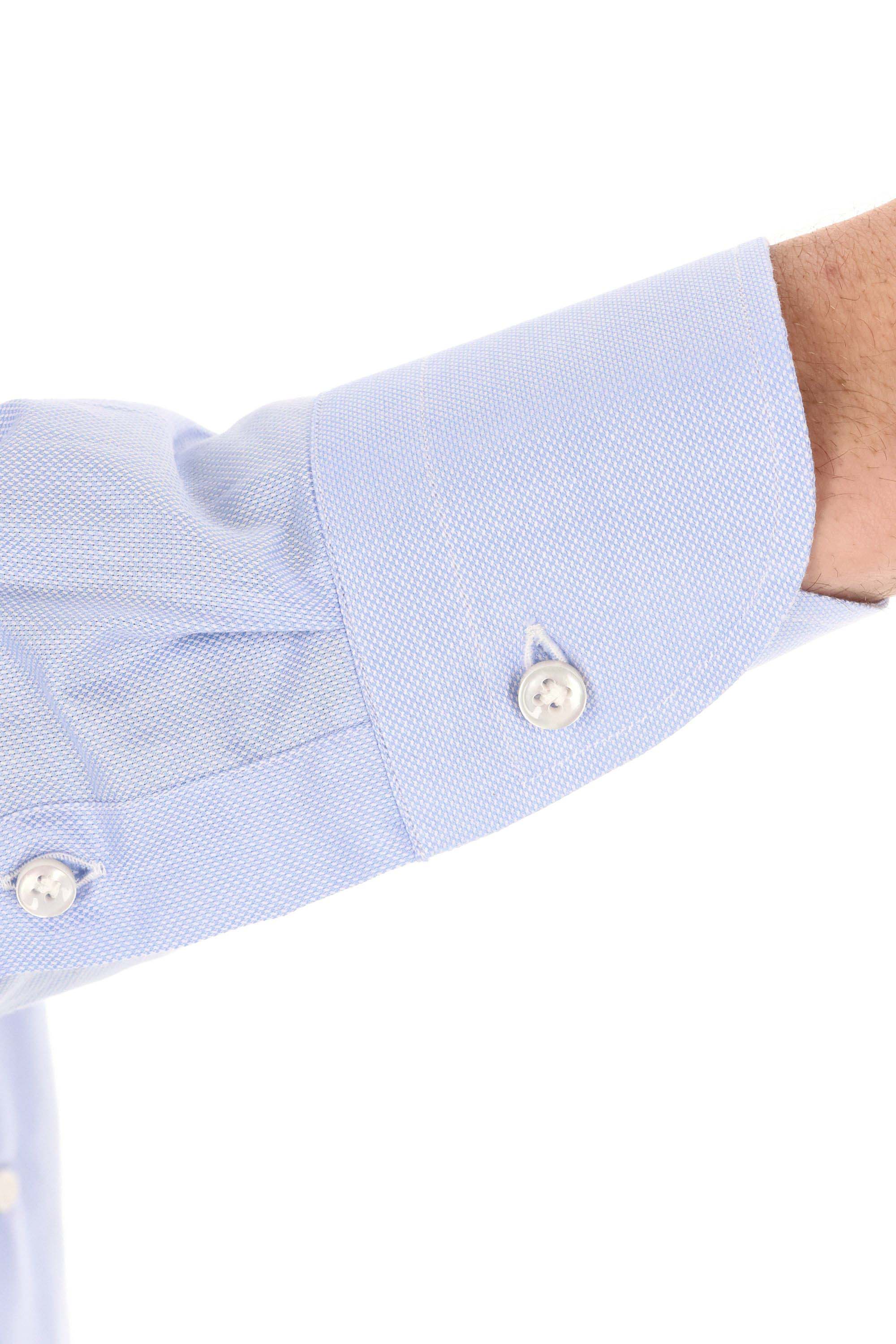 Borriello Camicia sartoriale micro trama in cotone 19004/2 2