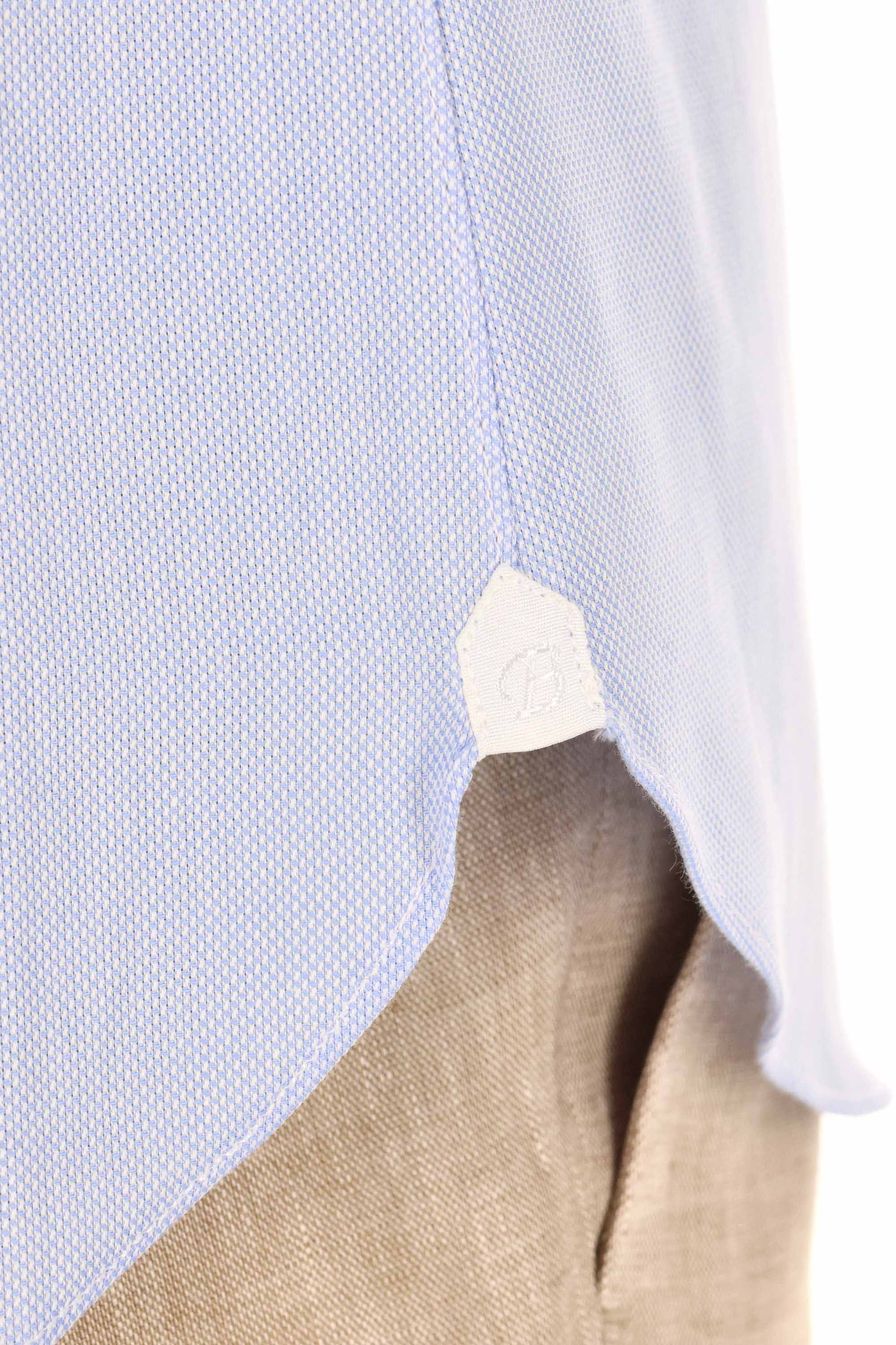 Borriello Camicia sartoriale micro trama in cotone 19004/2 2