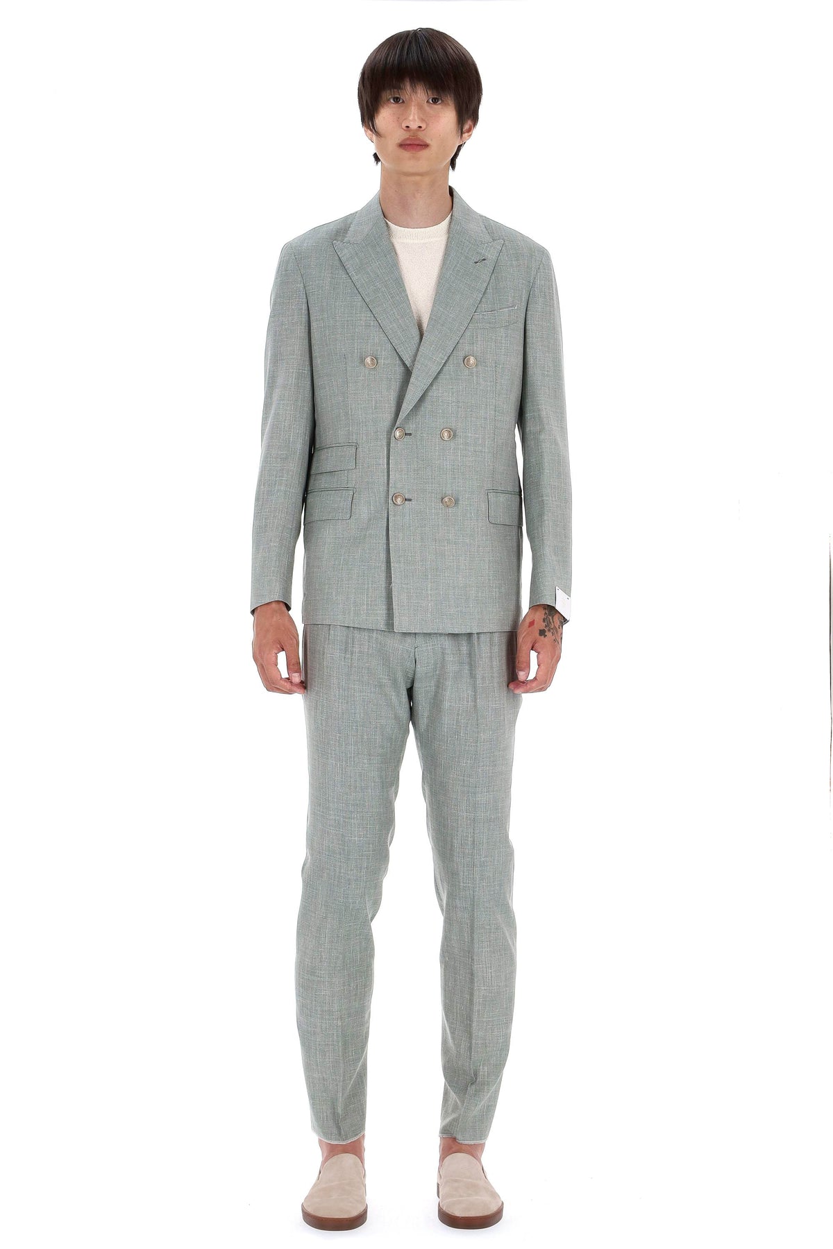 Eleventy Abito sartoriale in lino-lana-seta K75ABUC09 TES0I045 07