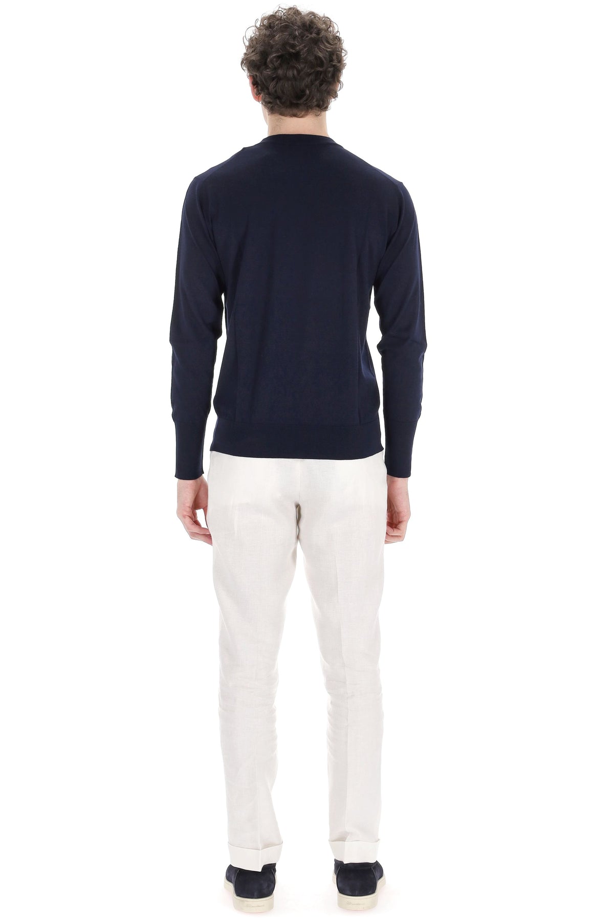 Eleventy Maglia girocollo in lana avalon X76MAGF12 11