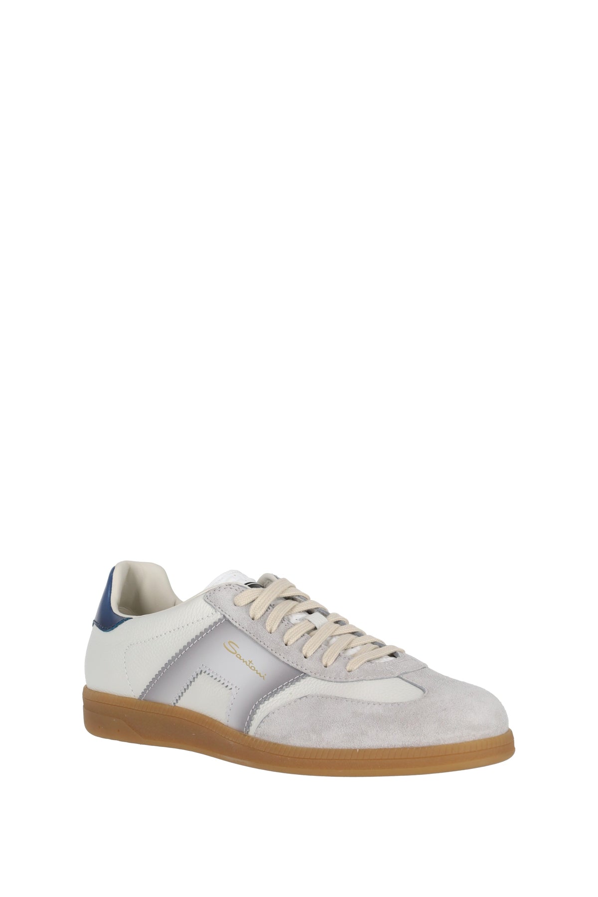 Santoni Sneaker in pelle e camoscio mod. Olympic MBPL21965FARCNOC/2 I32