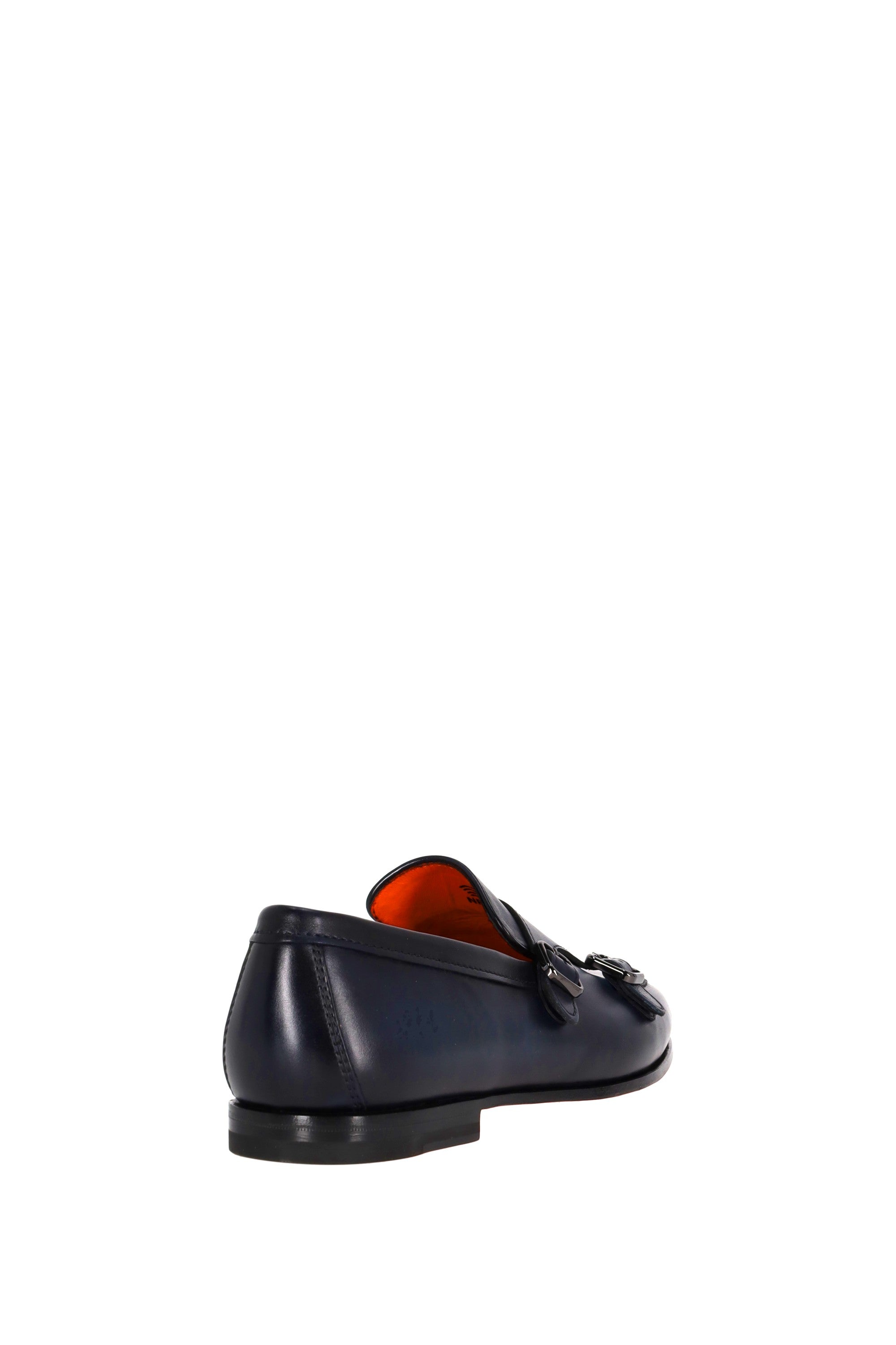 Santoni Scarpa doppia fibbia in pelle lavorazione Goodyear MCNC18003SA4BSLF U60