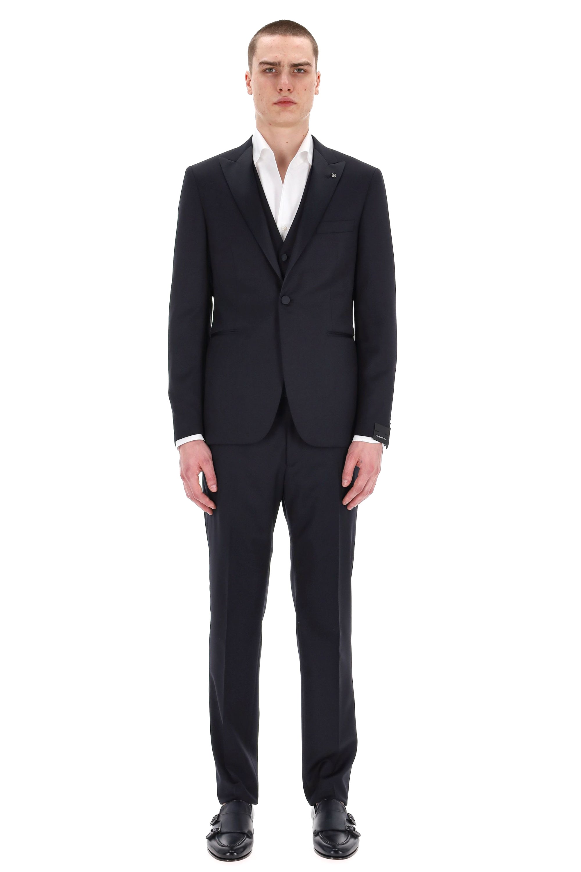 Tagliatore Abito smoking con gilet in lana super 110's Bruce EFBR15A01-060001 B5013