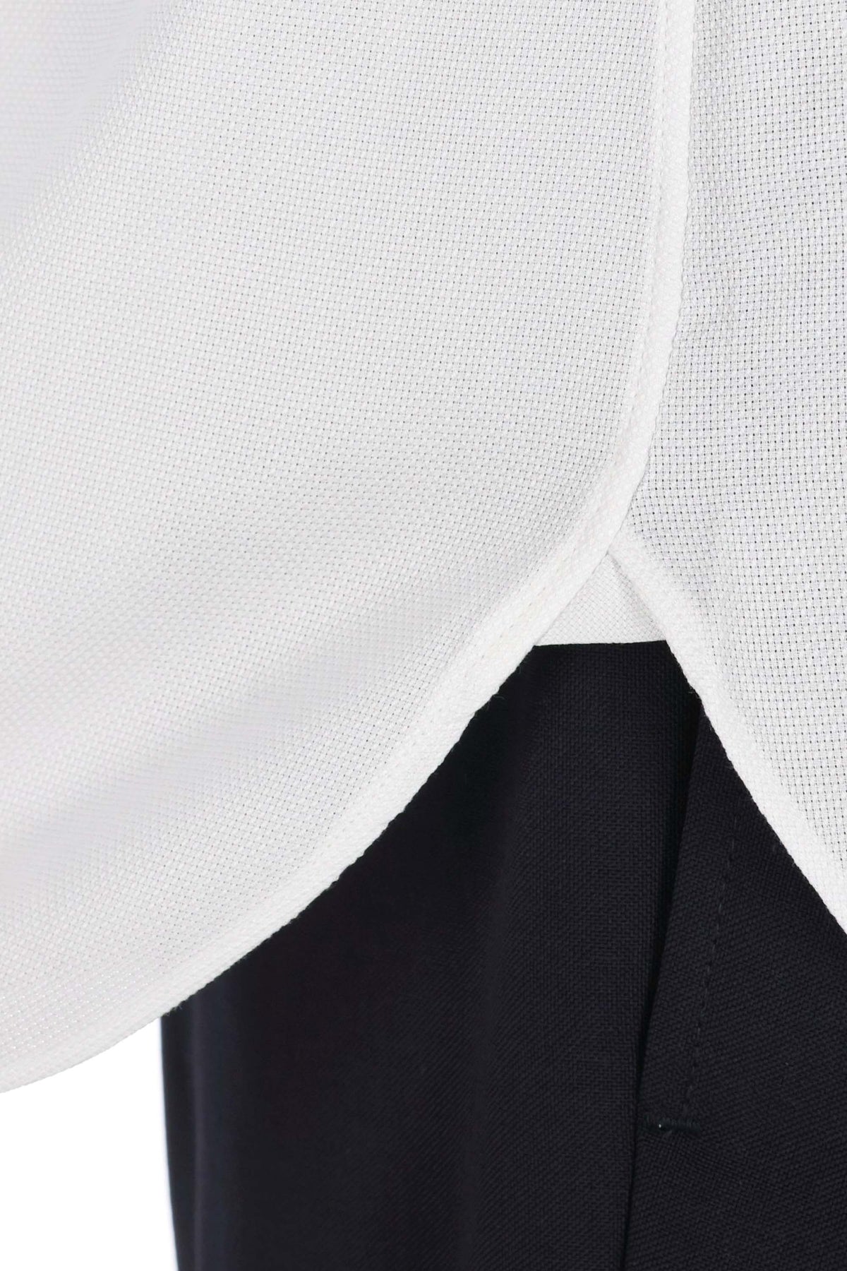 Zegna Camicia tramata in cotone Trofeo 903901A9 9MS0BA BIANCO
