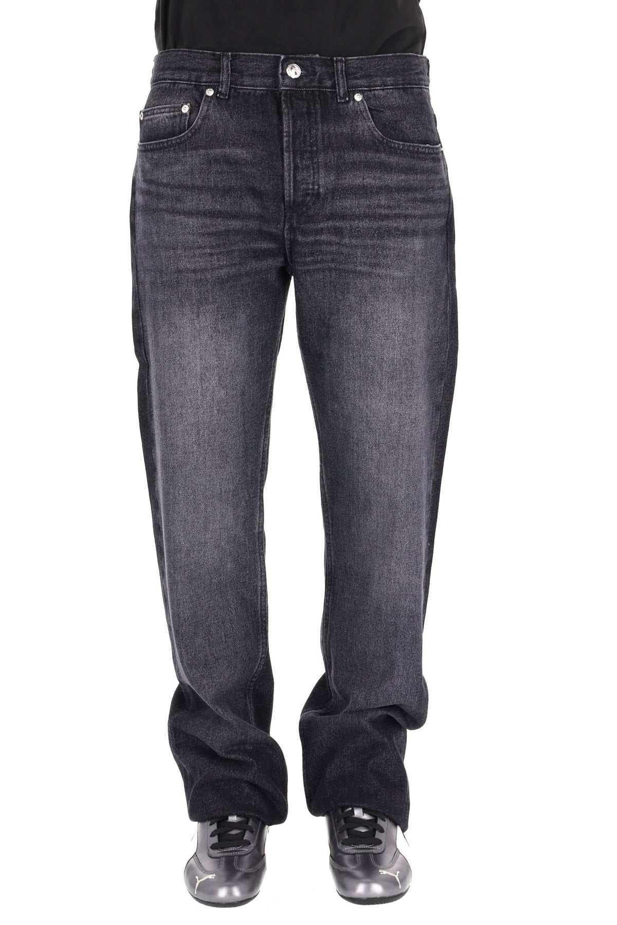 A.P.C. Jeans noir modello Rescue COHJX-H09010 LZA-FAUX NOIR