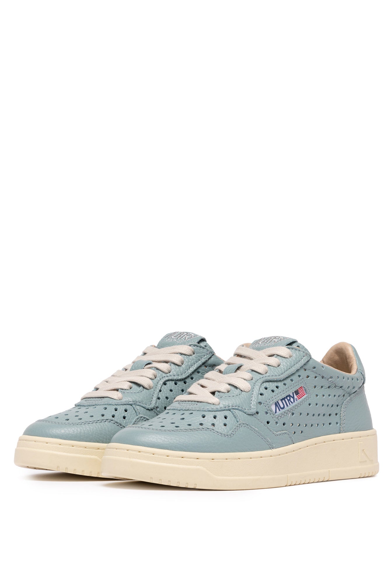 Autry Sneaker donna Medalist in pelle traforata AULW FA02 AZURE