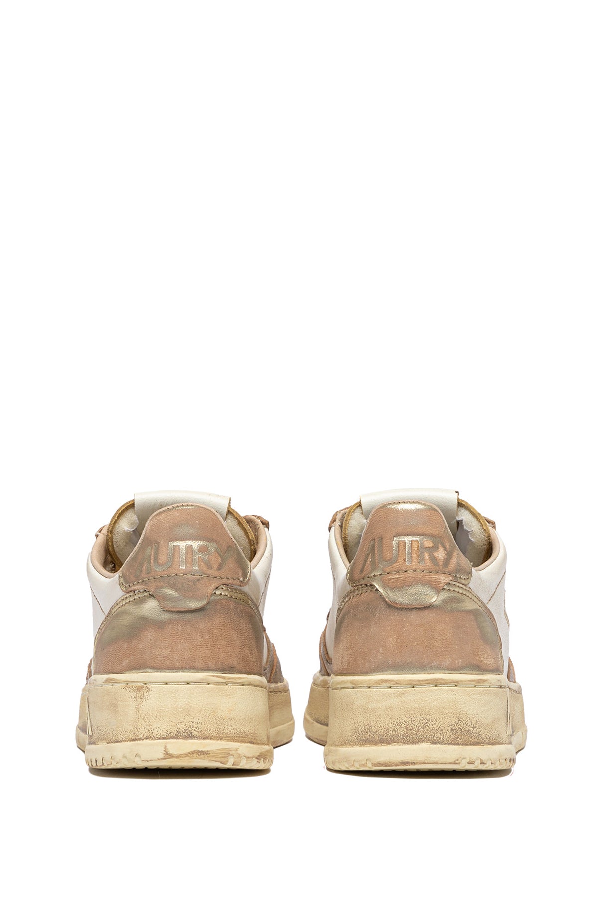 Autry Sneaker Medalist SuperVintage in pelle bicolor AVLM MT10 SILV/PLAT