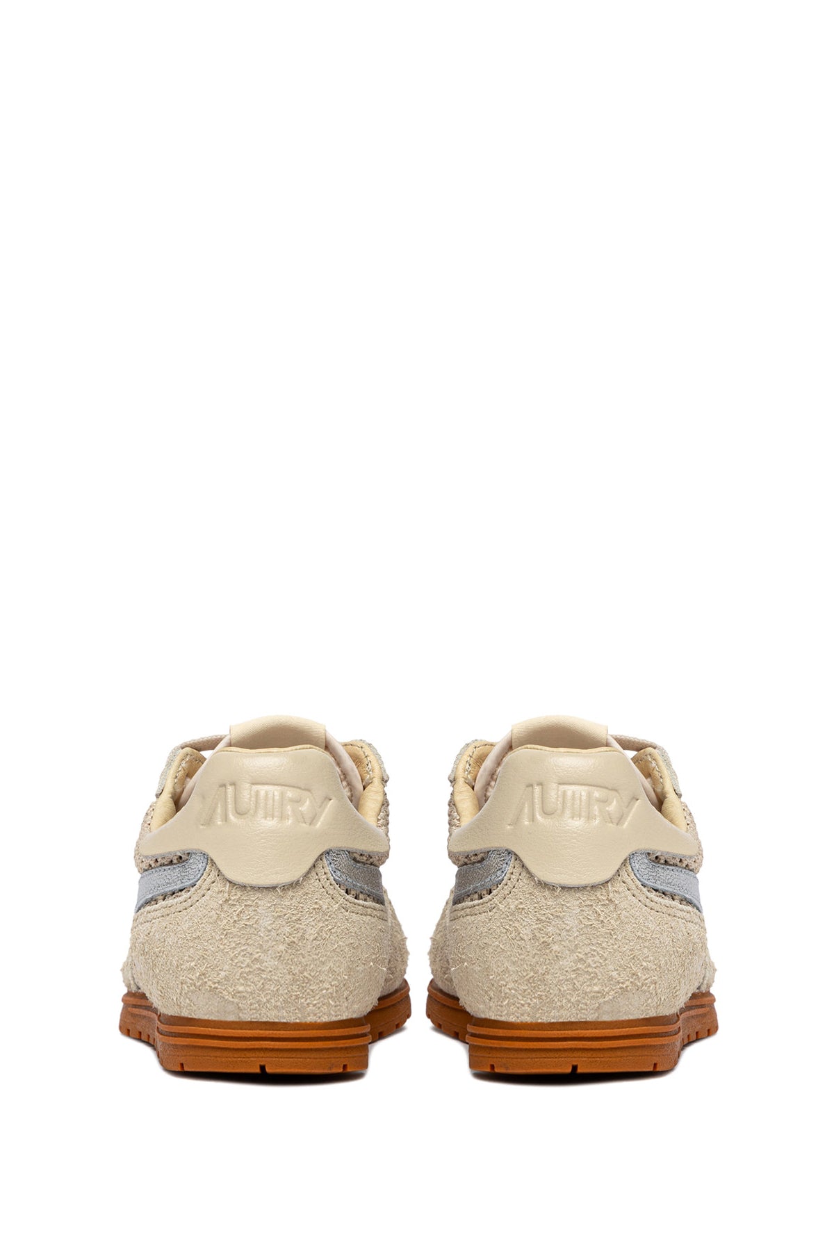 Autry Sneaker donna Windspin in camoscio con traforature WSLW KD06 SND/SILV