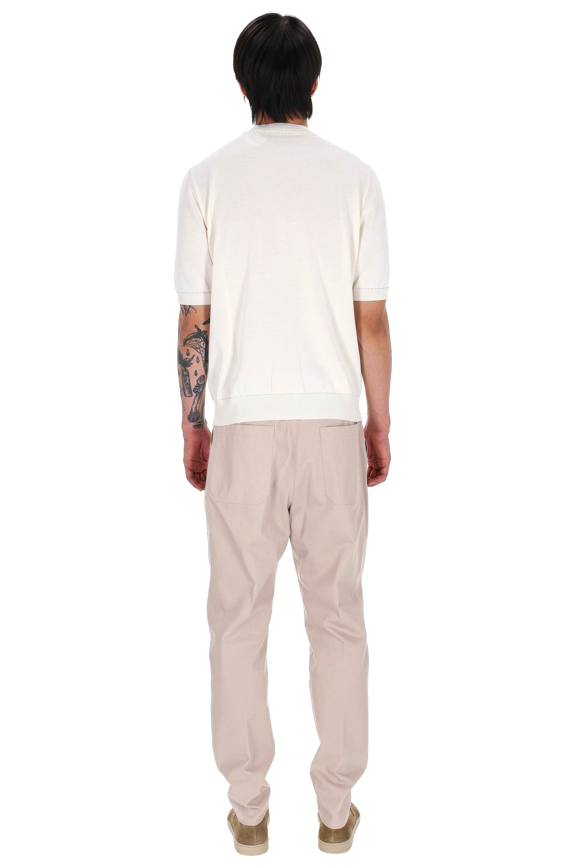 Eleventy T-shirt in cotone punto cavallo M76MAGM27 MAG0M015 01-02