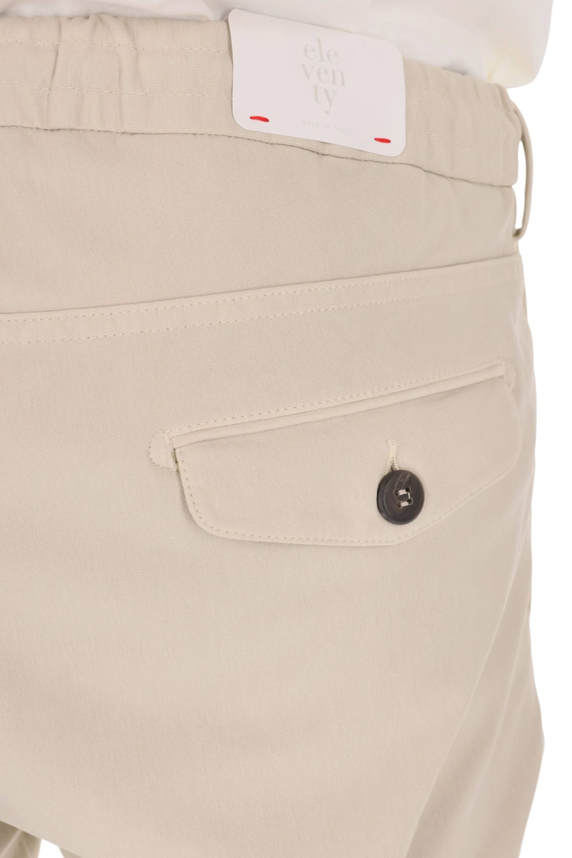 Eleventy Pantalone jogger in cotone e seta X75PANB21 TET0K005 02