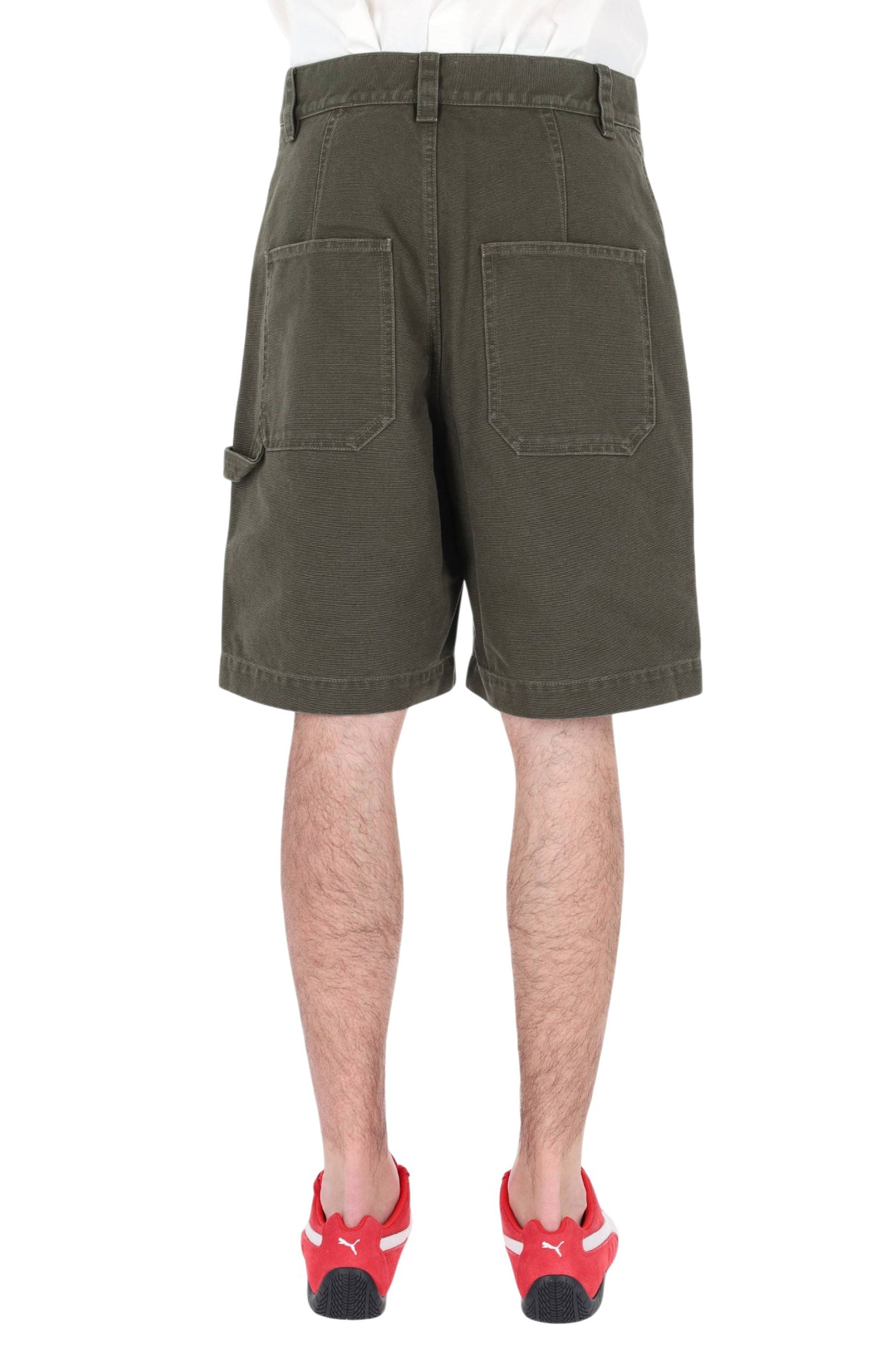 Isabel Marant Bermuda Akyle in canvas di cotone workwear SH0277HA-D1E01H 67KI
