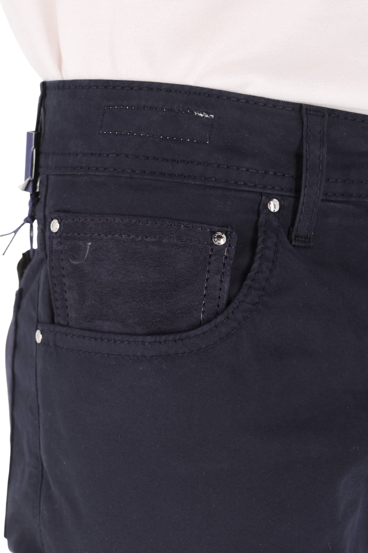 Jacob Cohen 5 tasche color in cotone special con dettagli in alcantara Bard fit QM004-036-S2544 BARD Y99