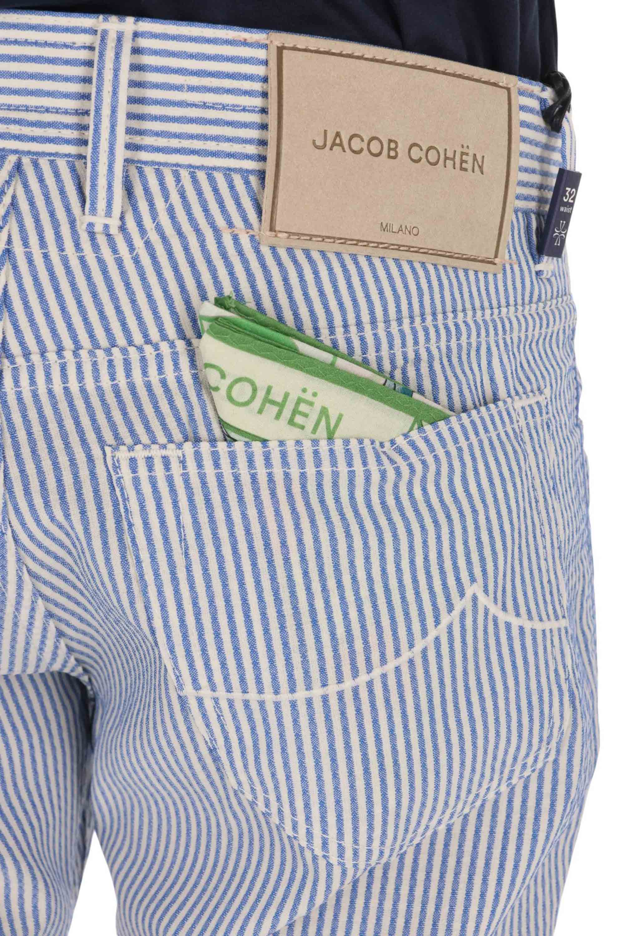 Jacob Cohen 5 tasche color in lana goffrata Bard fit QR004-001-T887A 0658R