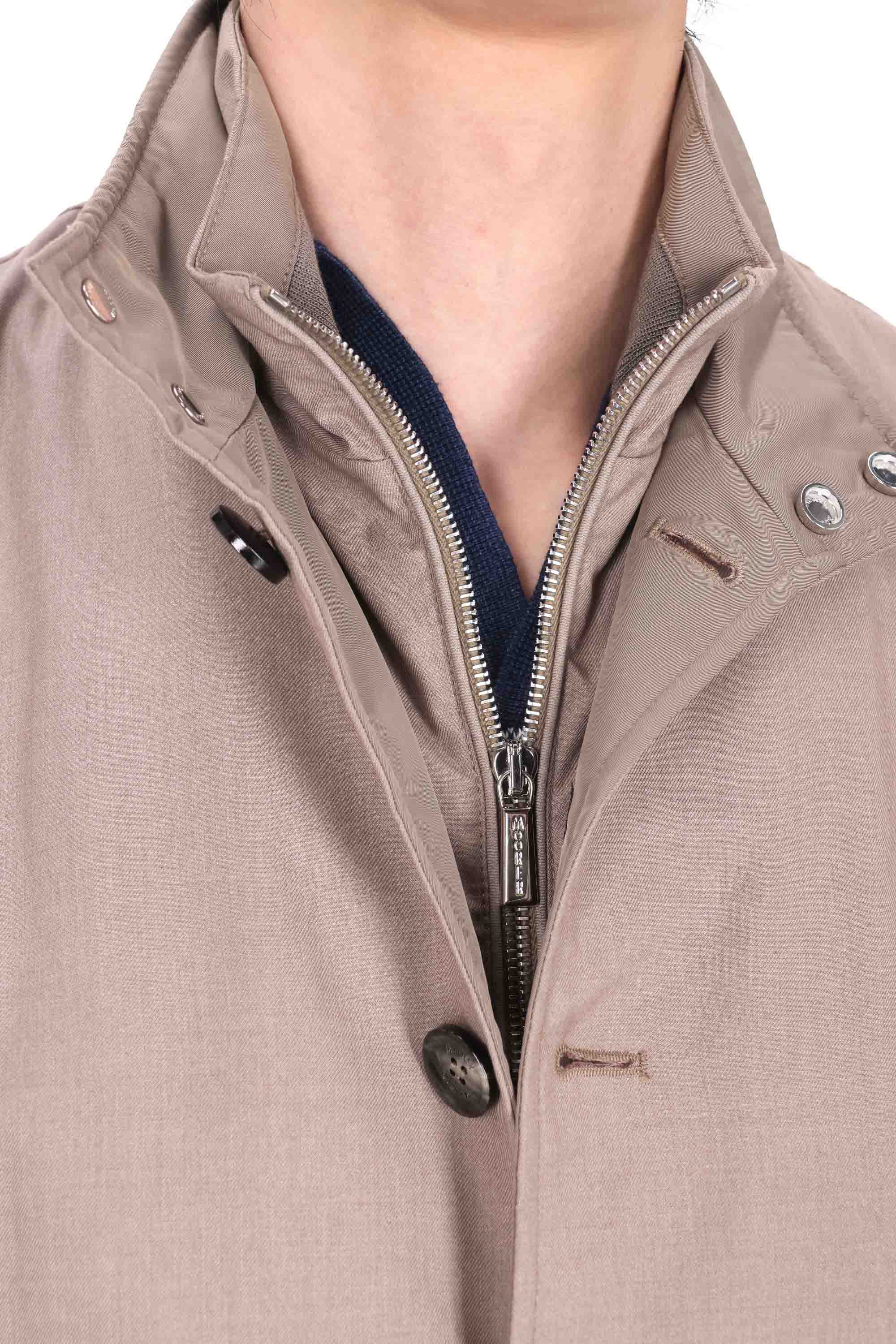 Moorer Bomber in tessuto tecnico anti stropiccio linea Acqua mod. Bernie-Pum BERNIE-PUM SABBIA