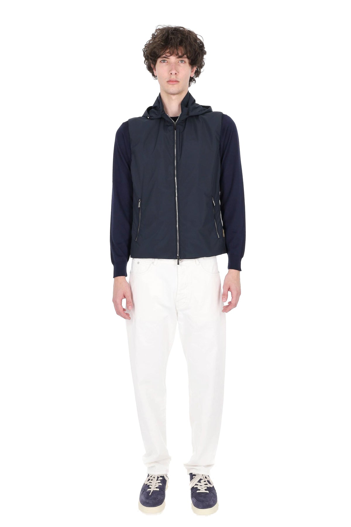 Moorer Gilet in nylon linea Acqua mod, Luis-Stp LUIS-STP BLU